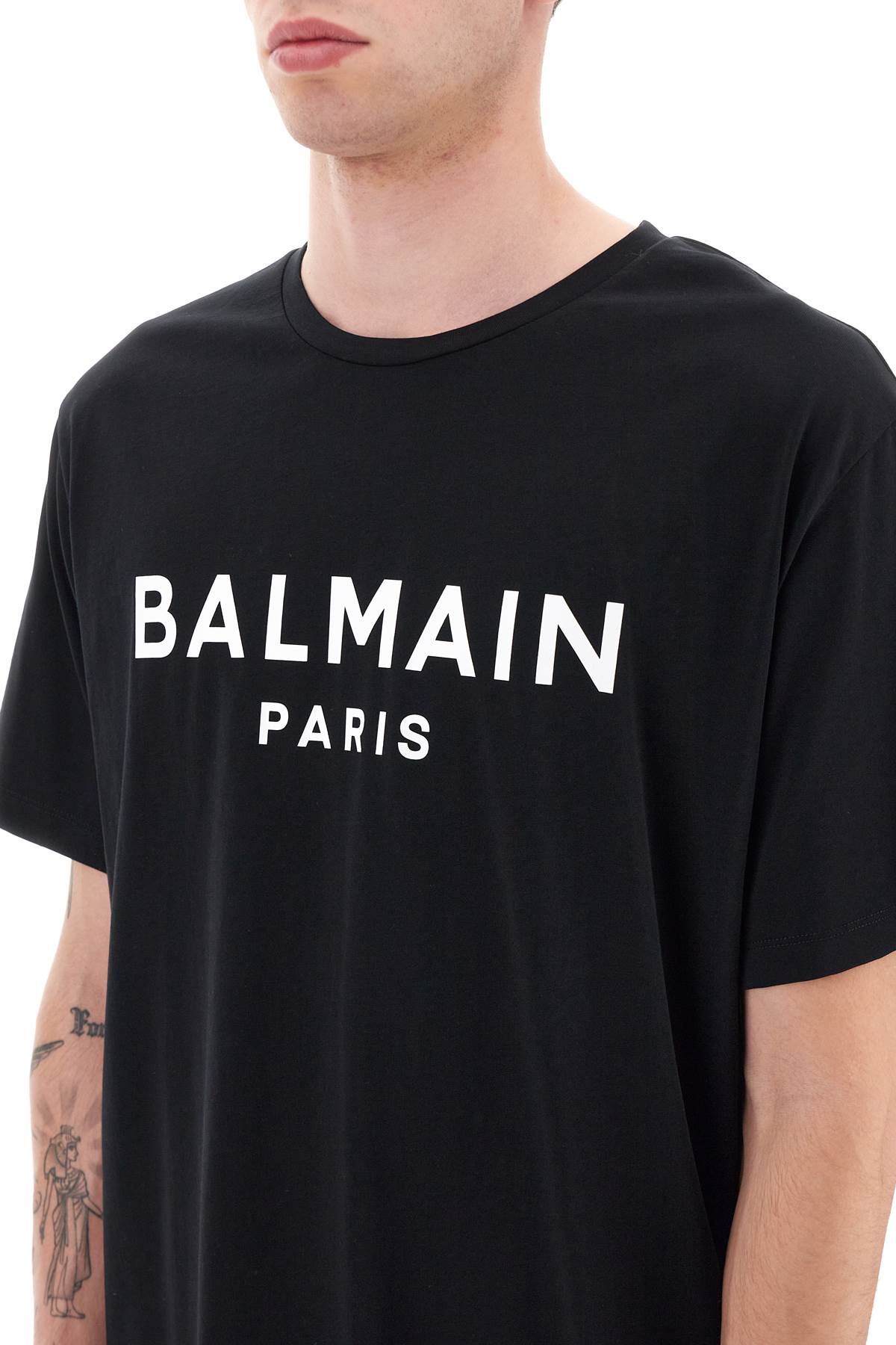 BALMAIN logo print t-shirt