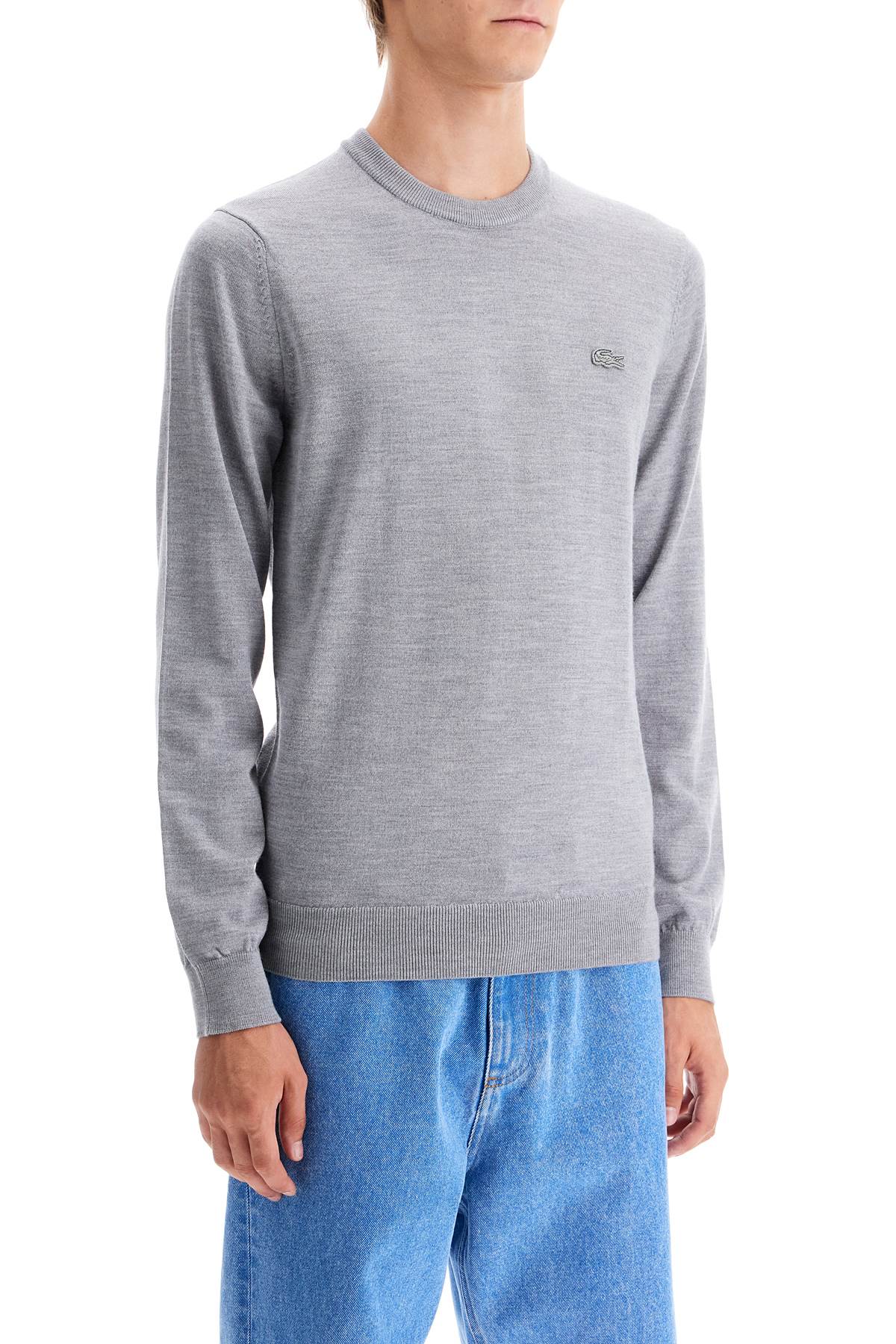 LACOSTE wool crewneck pullover