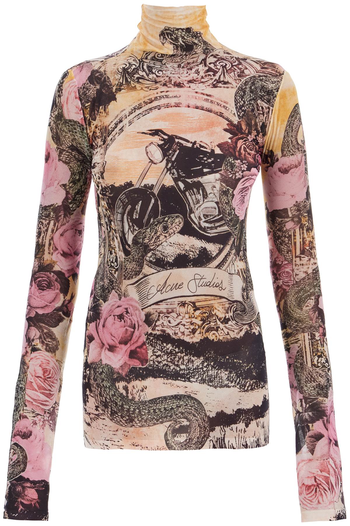 ACNE STUDIOS printed seamless top with