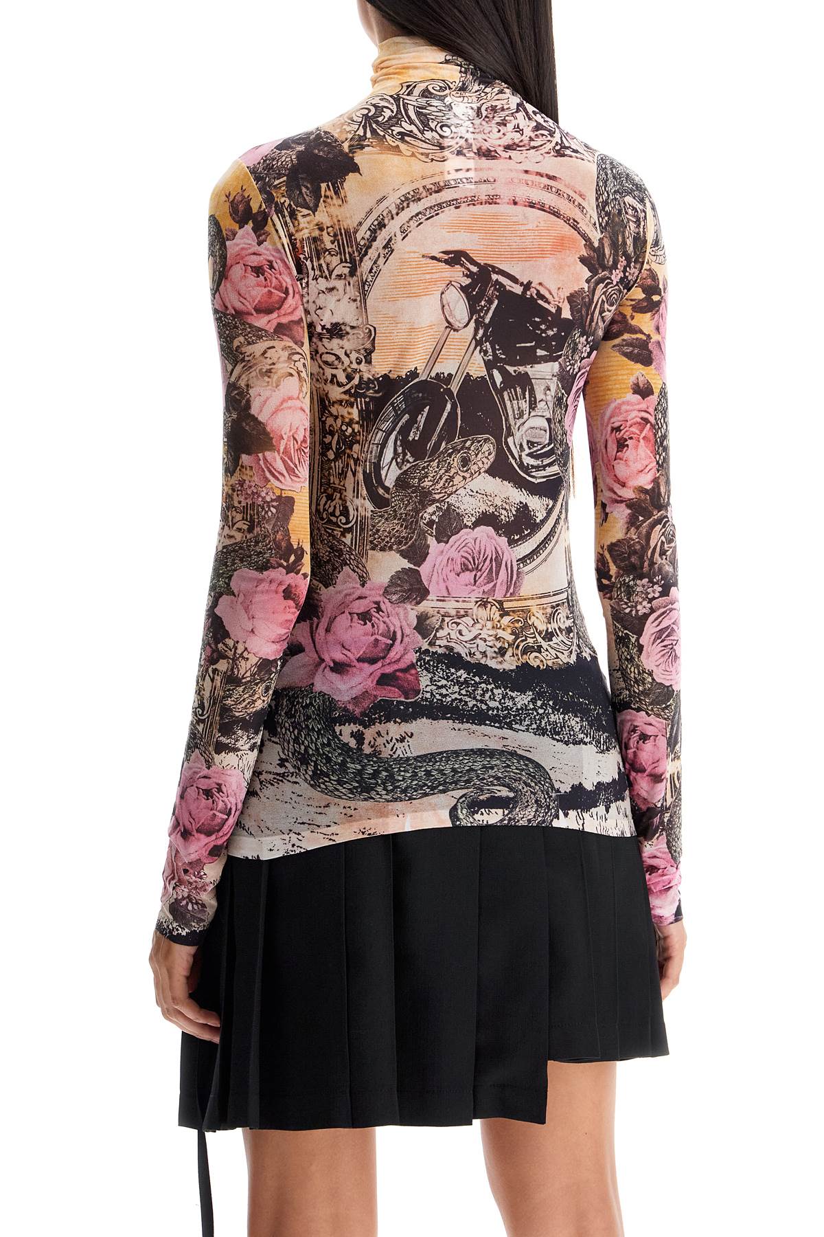 ACNE STUDIOS printed seamless top with