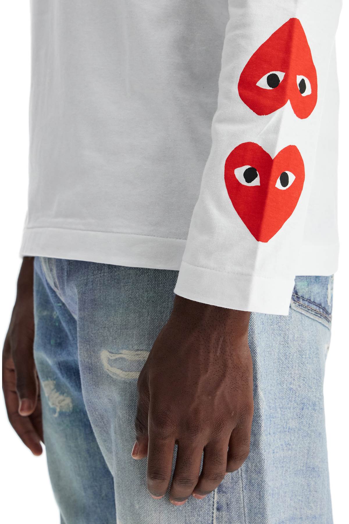 COMME DES GARCONS PLAY long-sleeved t-shirt for men