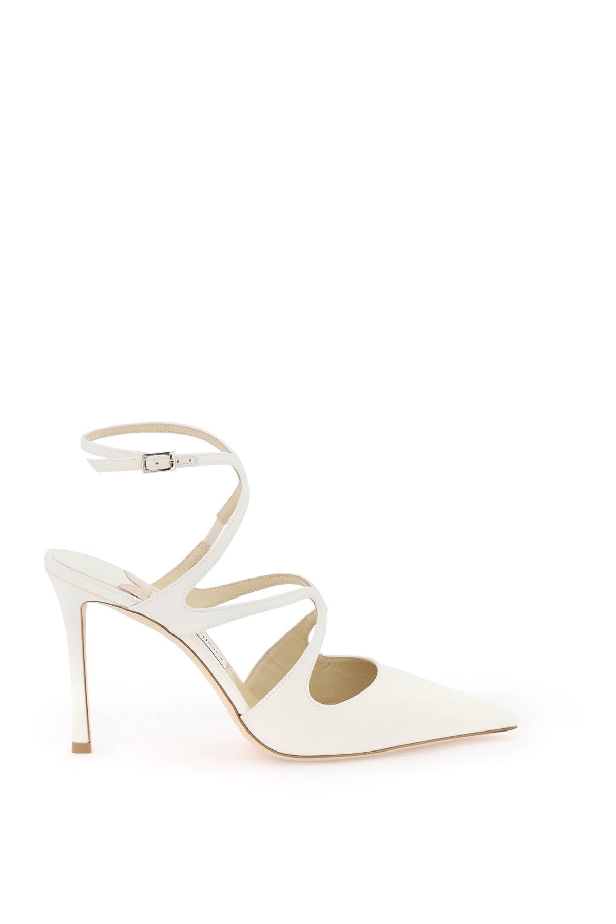 JIMMY CHOO satin azia 95 pumps