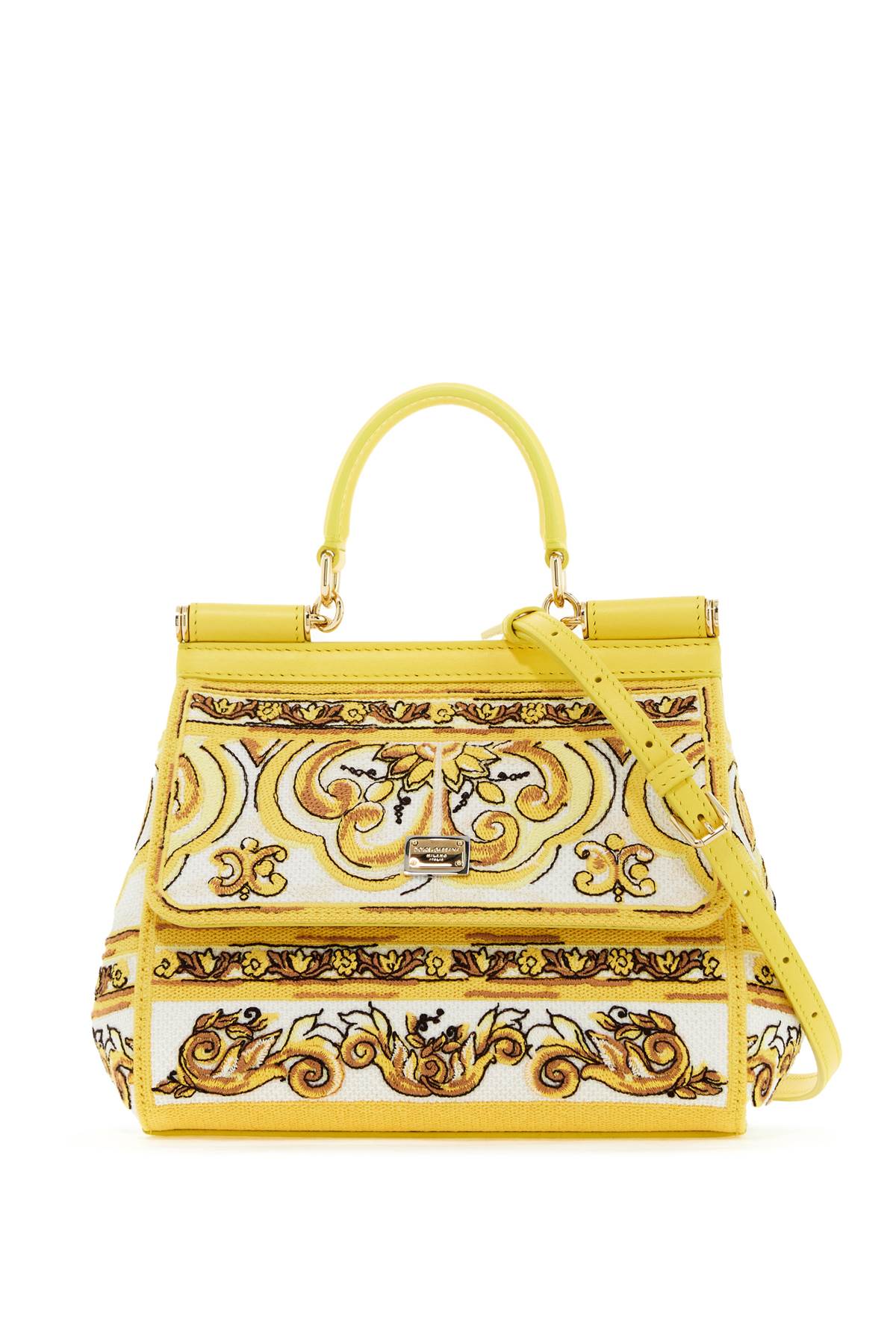 DOLCE & GABBANA medium sicily handbag with maiolica embroidery