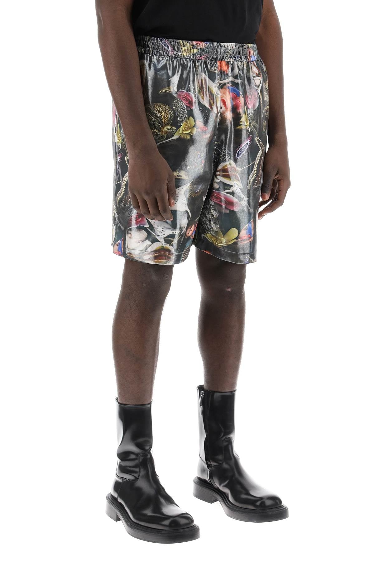 ACNE STUDIOS "printed shorts for b. sund