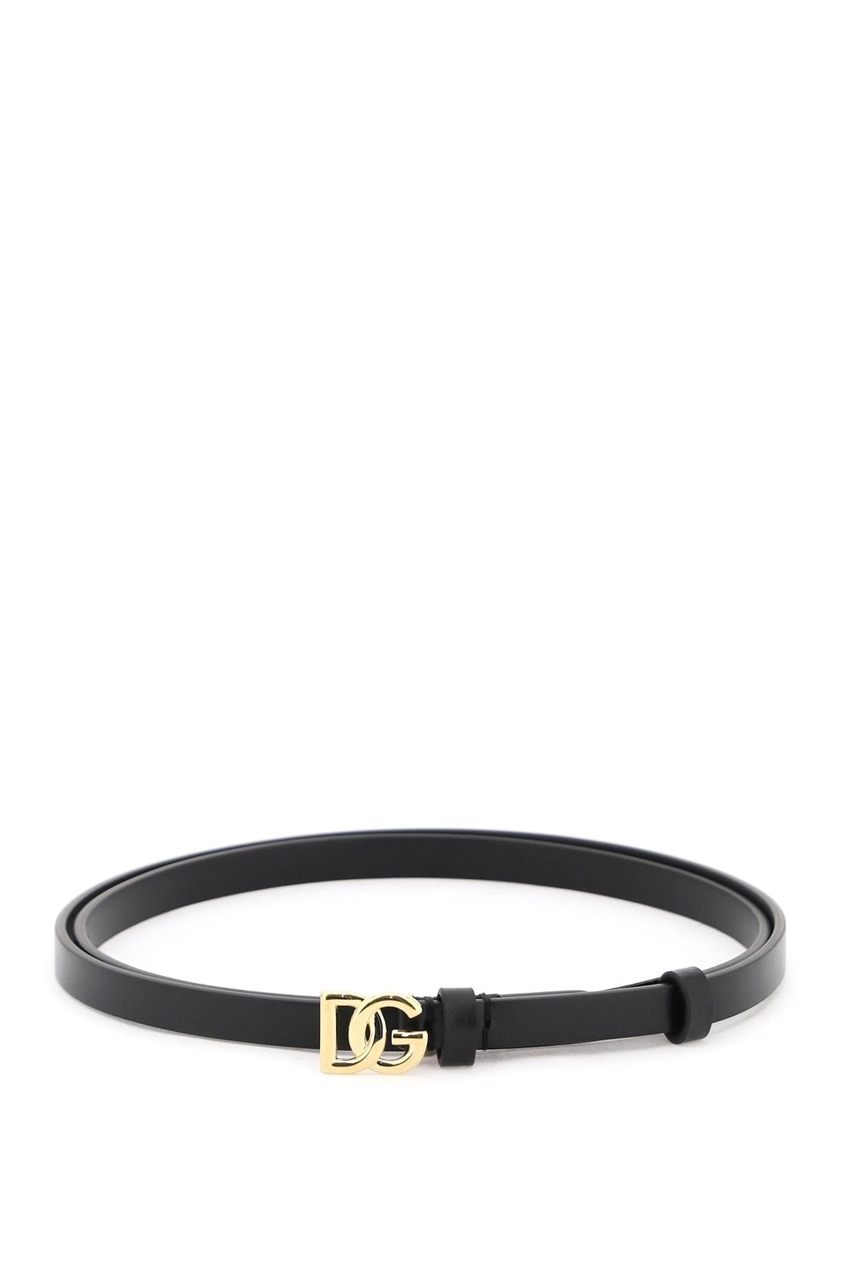 DOLCE & GABBANA "dg logo belt with buckle