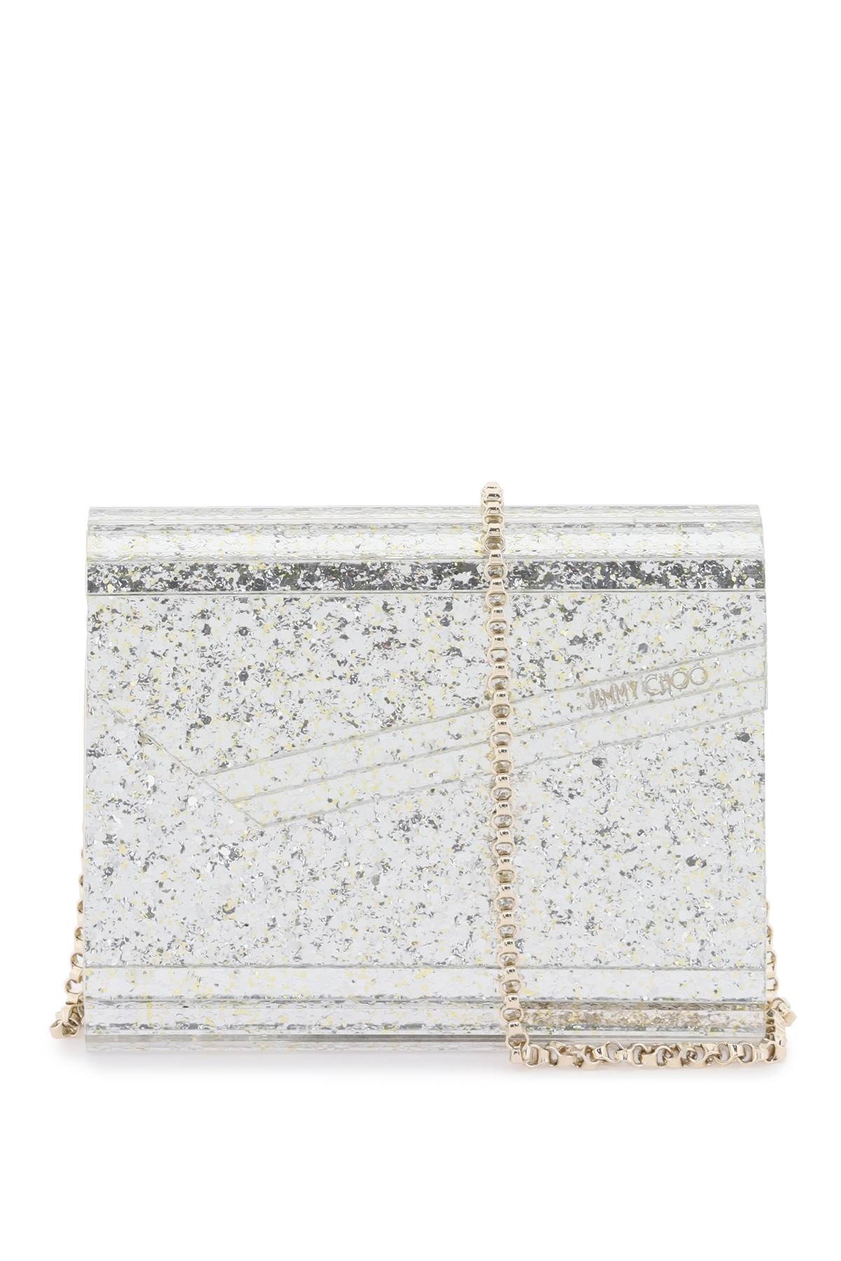 JIMMY CHOO candy glittered clutch