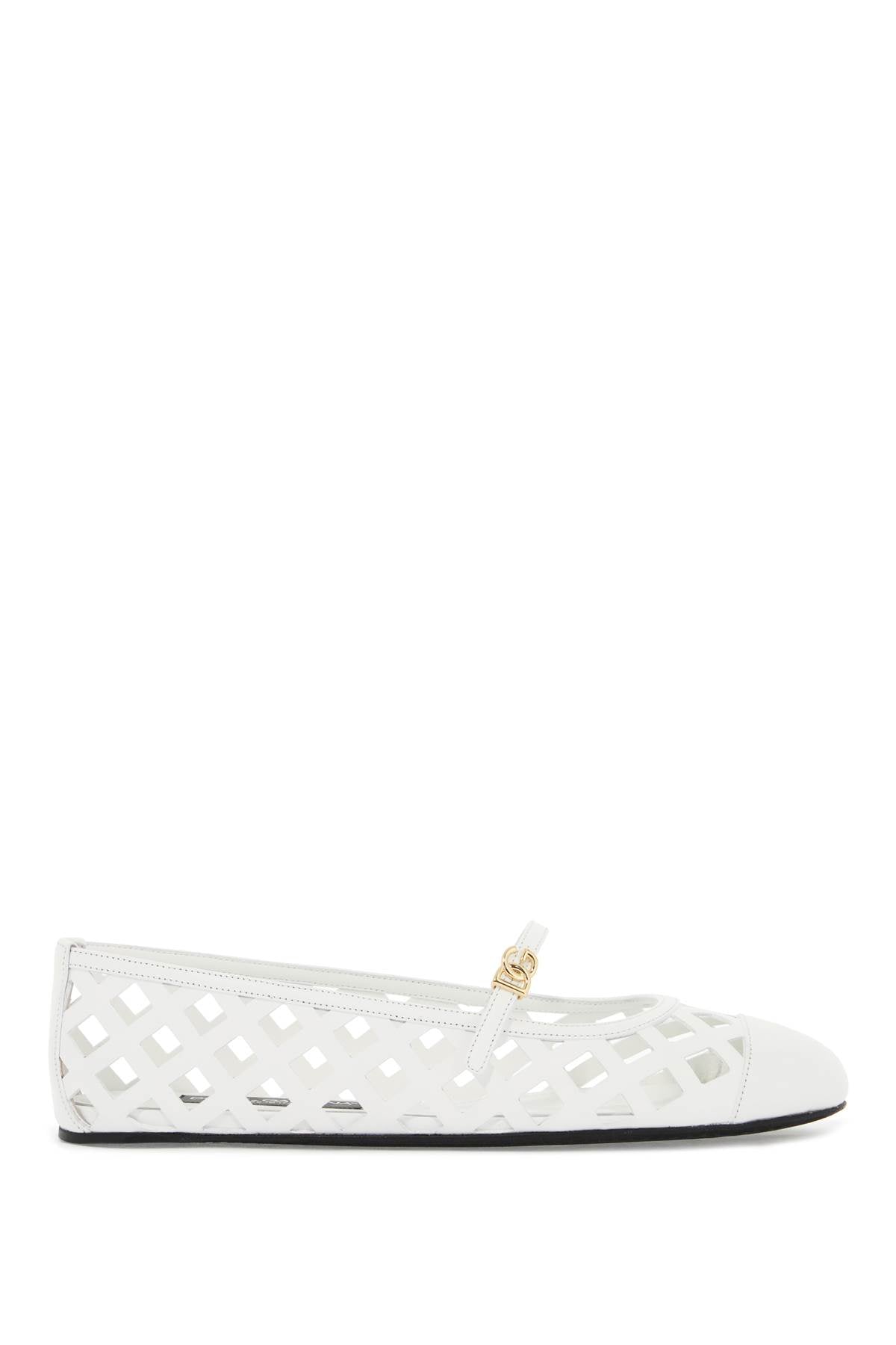 DOLCE & GABBANA "perforated leather odette