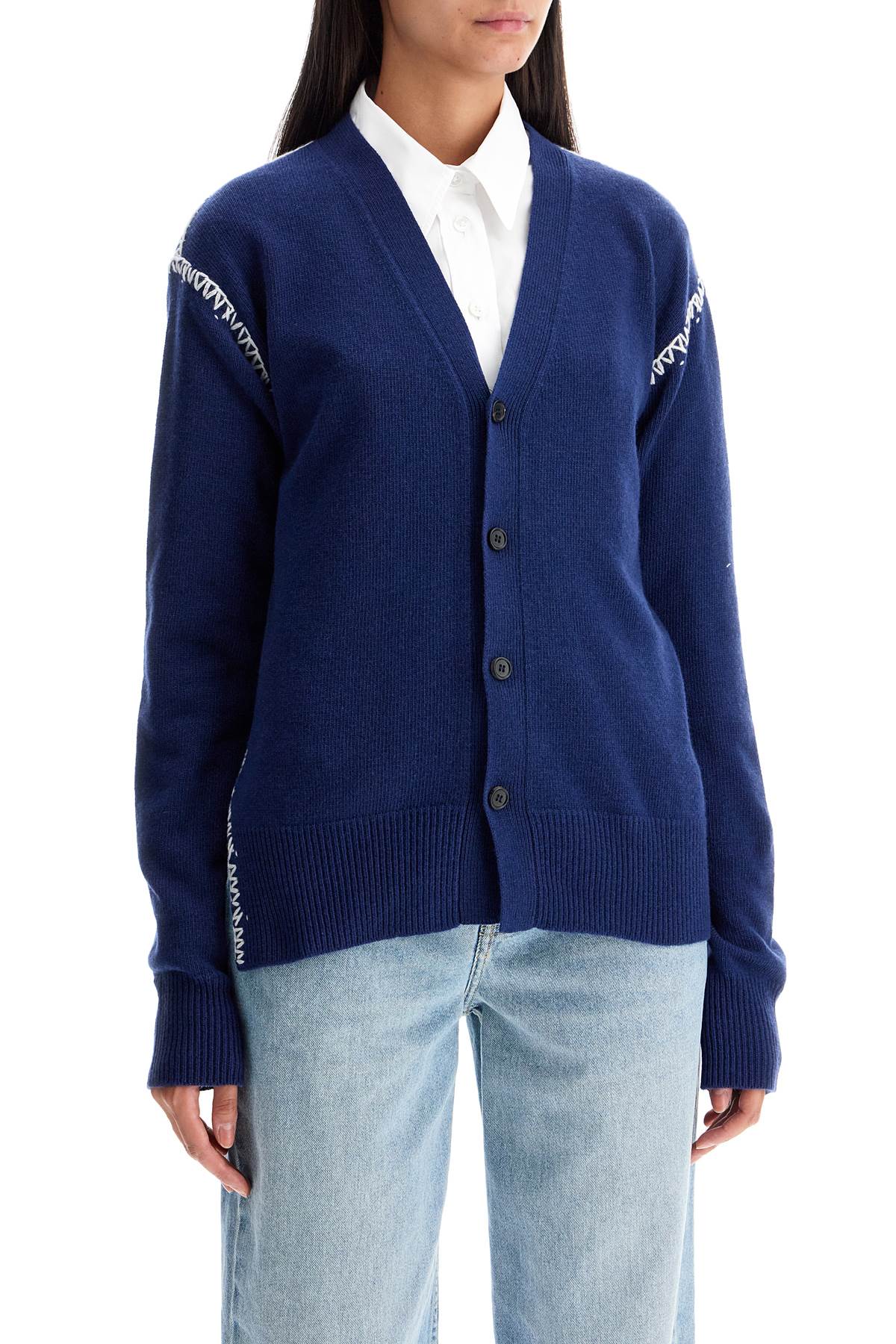 MARNI cardigan with stitching details