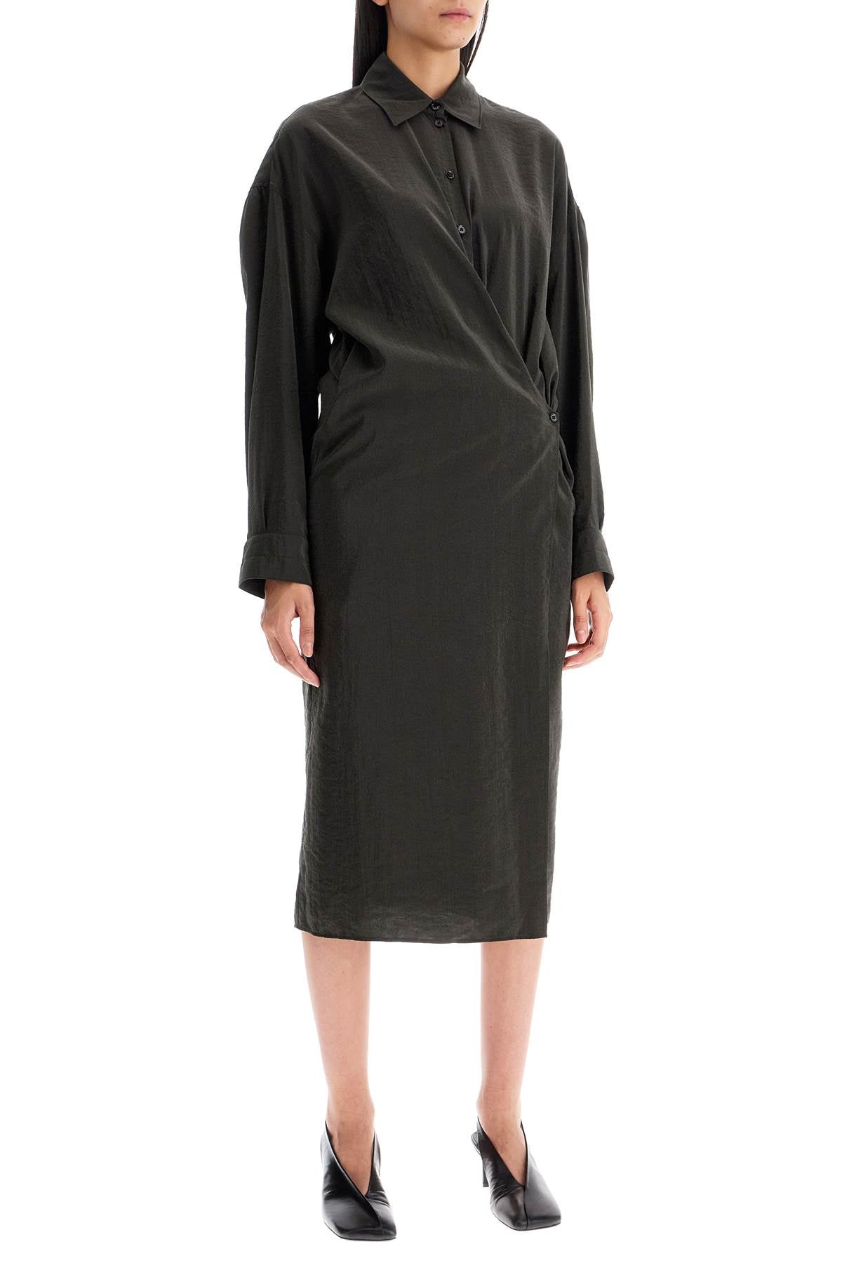 LEMAIRE asymmetric shirt dress