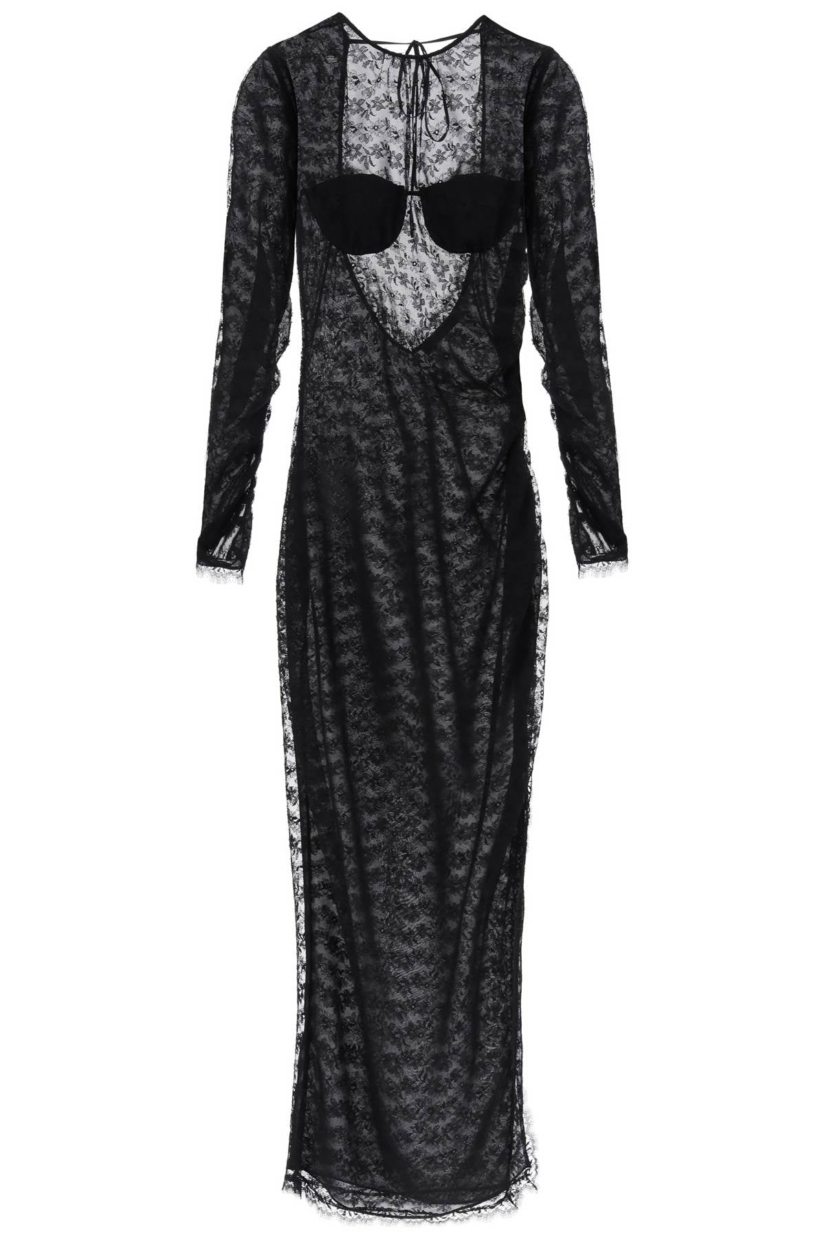 ALESSANDRA RICH long lace gown