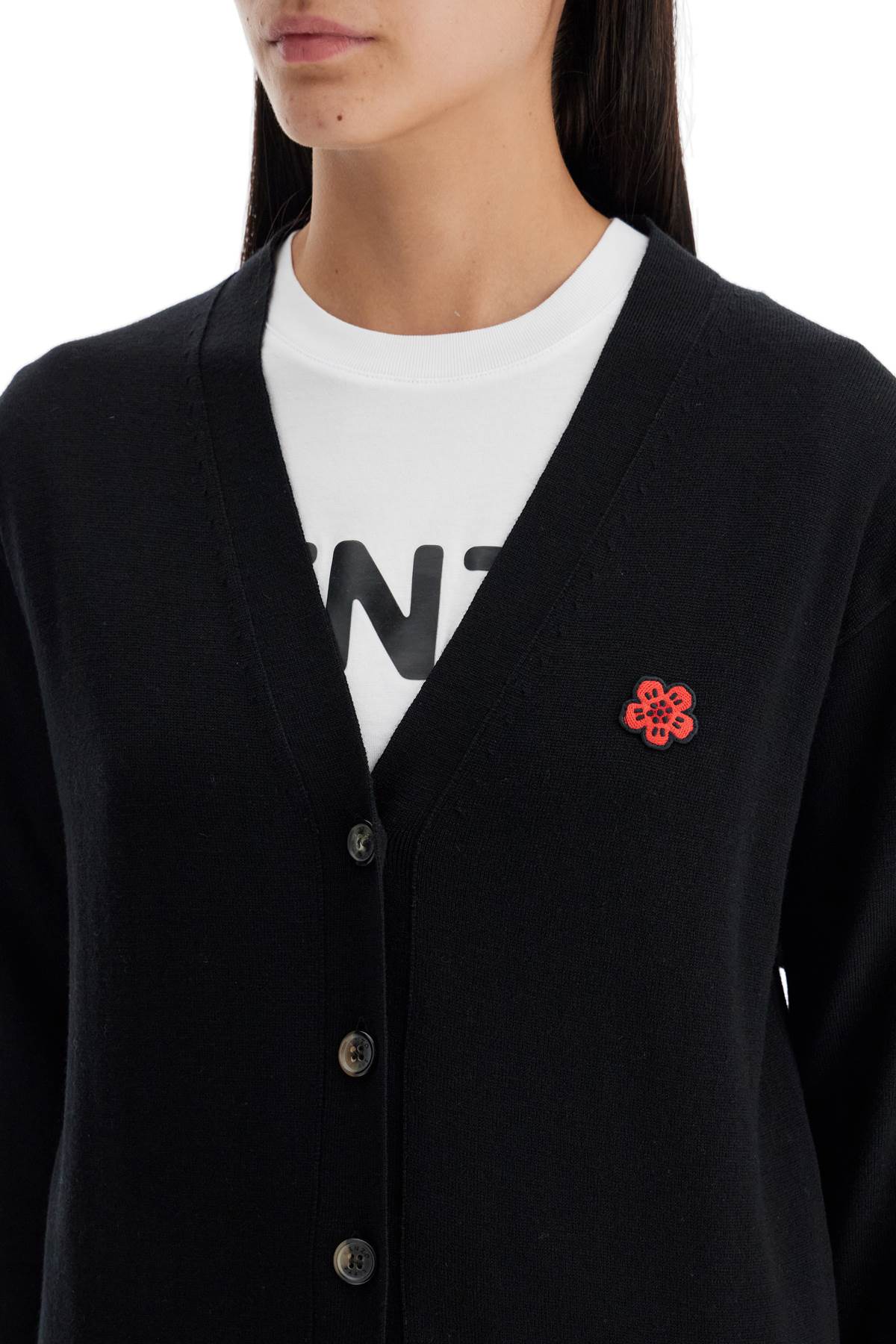 KENZO lightweight wool cardigan