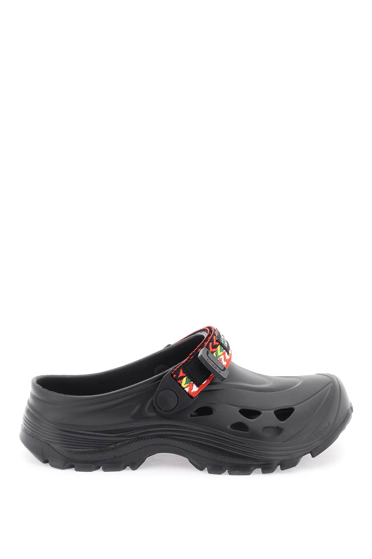 LANVIN rubber clogs with multicolored strap