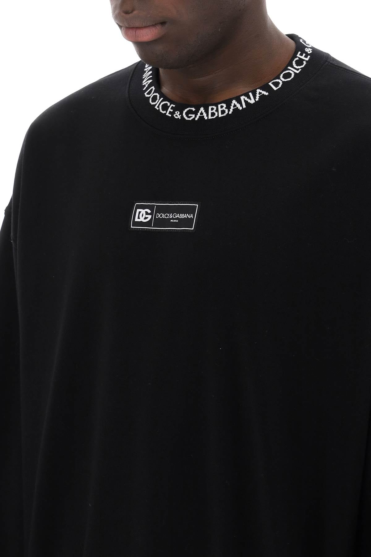 DOLCE & GABBANA "oversized sweatshirt with