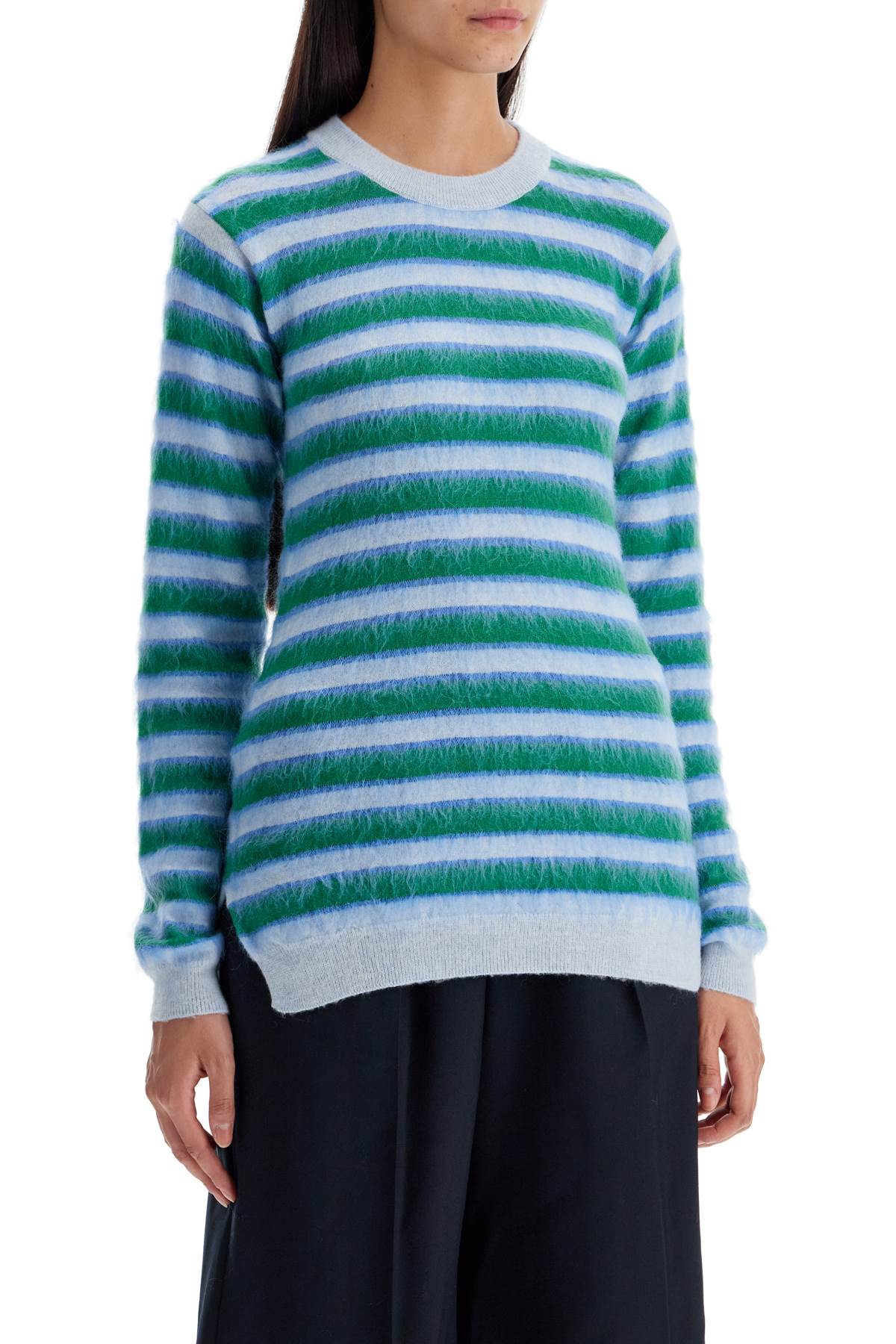 MARNI striped crewneck pullover