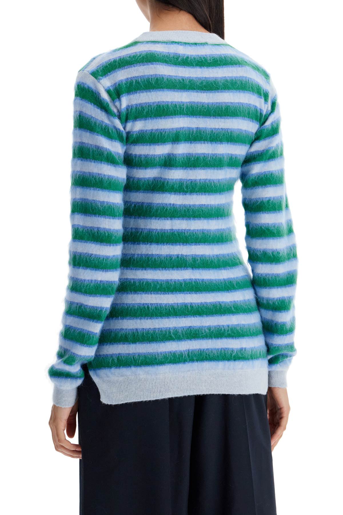 MARNI striped crewneck pullover