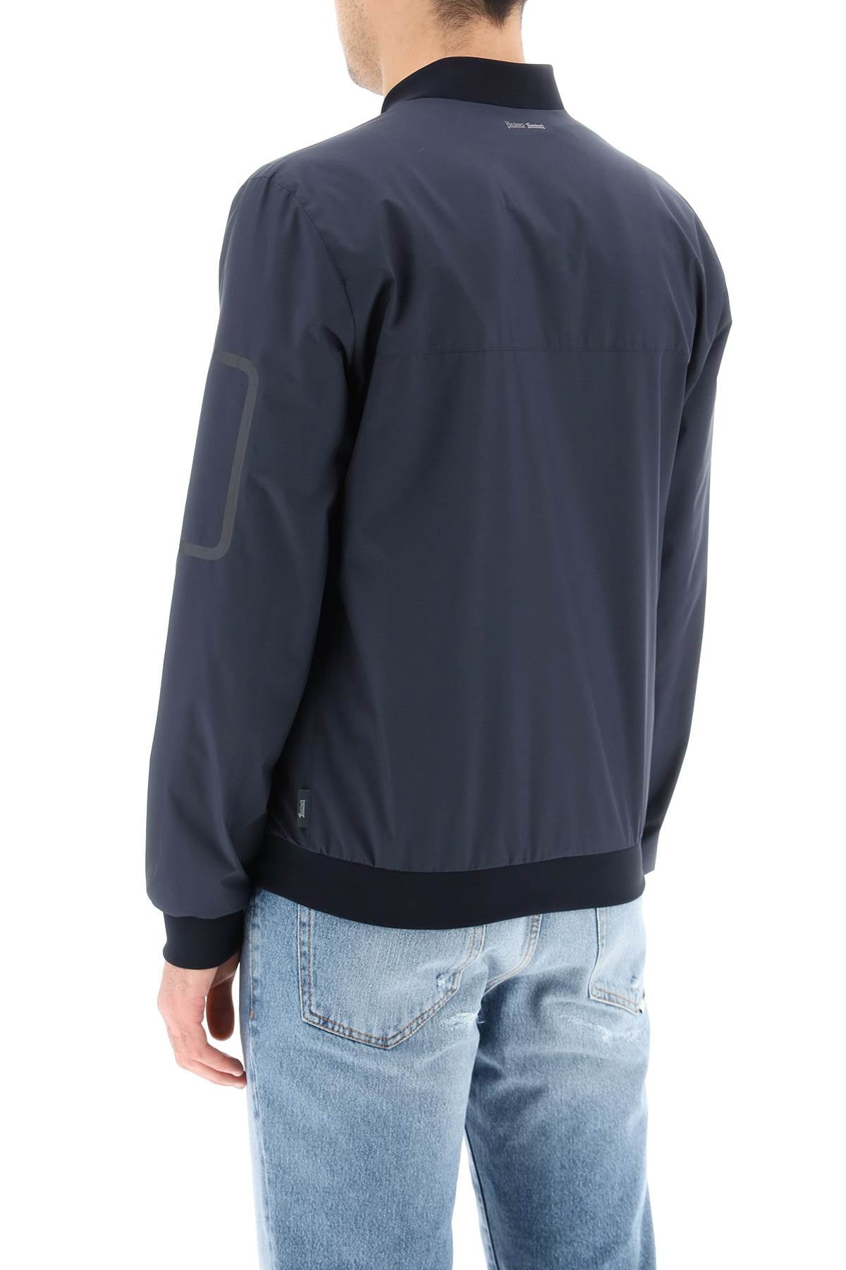 HERNO LAMINAR bomber jacket in gore-tex infinium