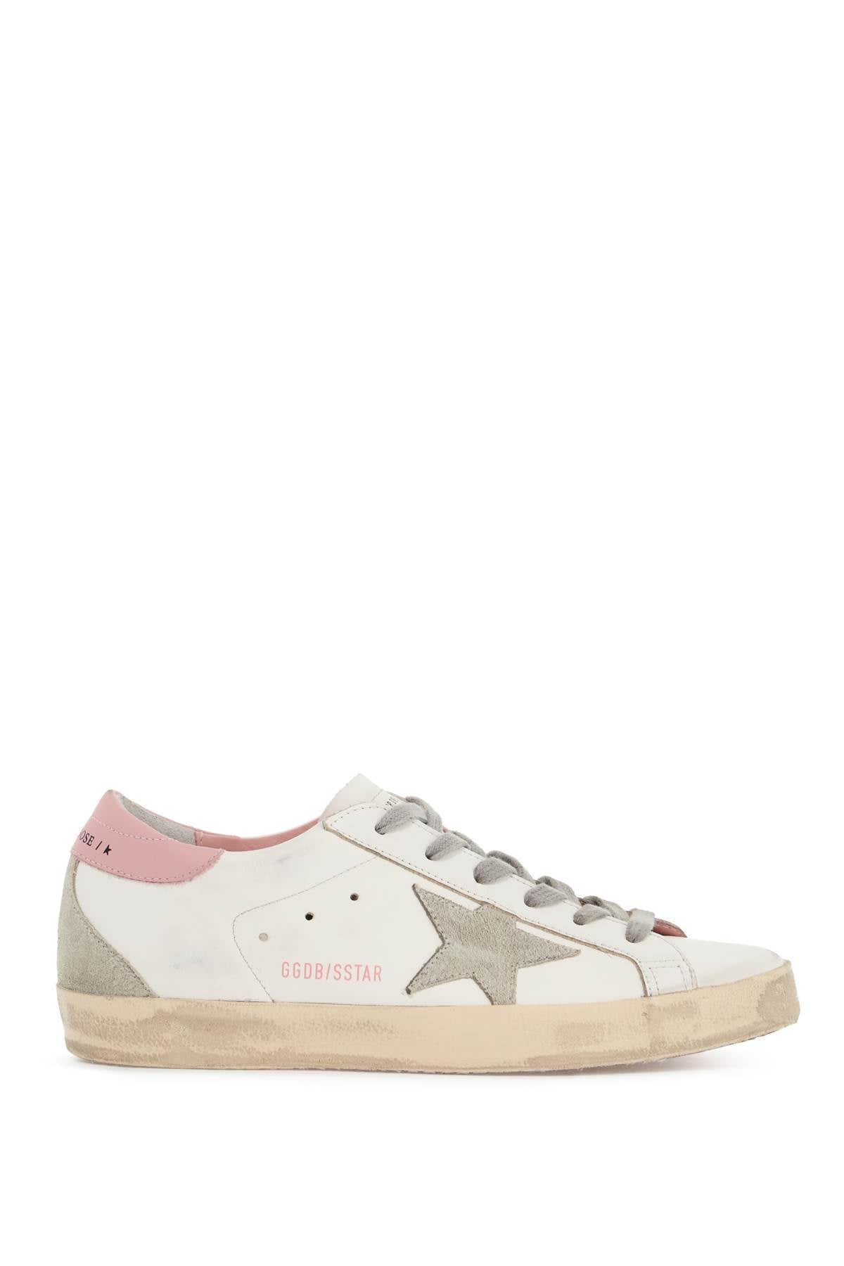 GOLDEN GOOSE leather super-star sneakers