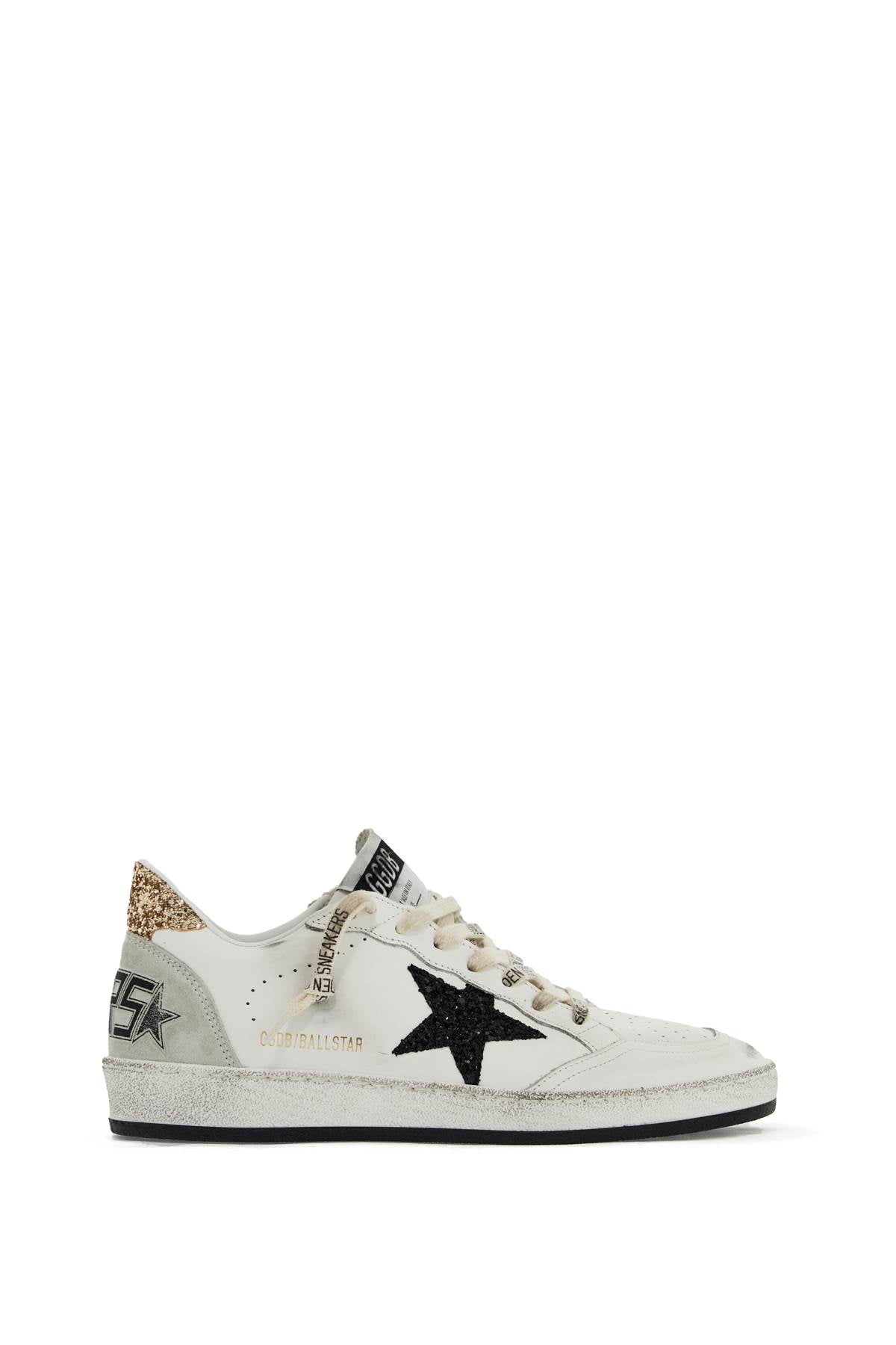 GOLDEN GOOSE leather ball star sneakers in