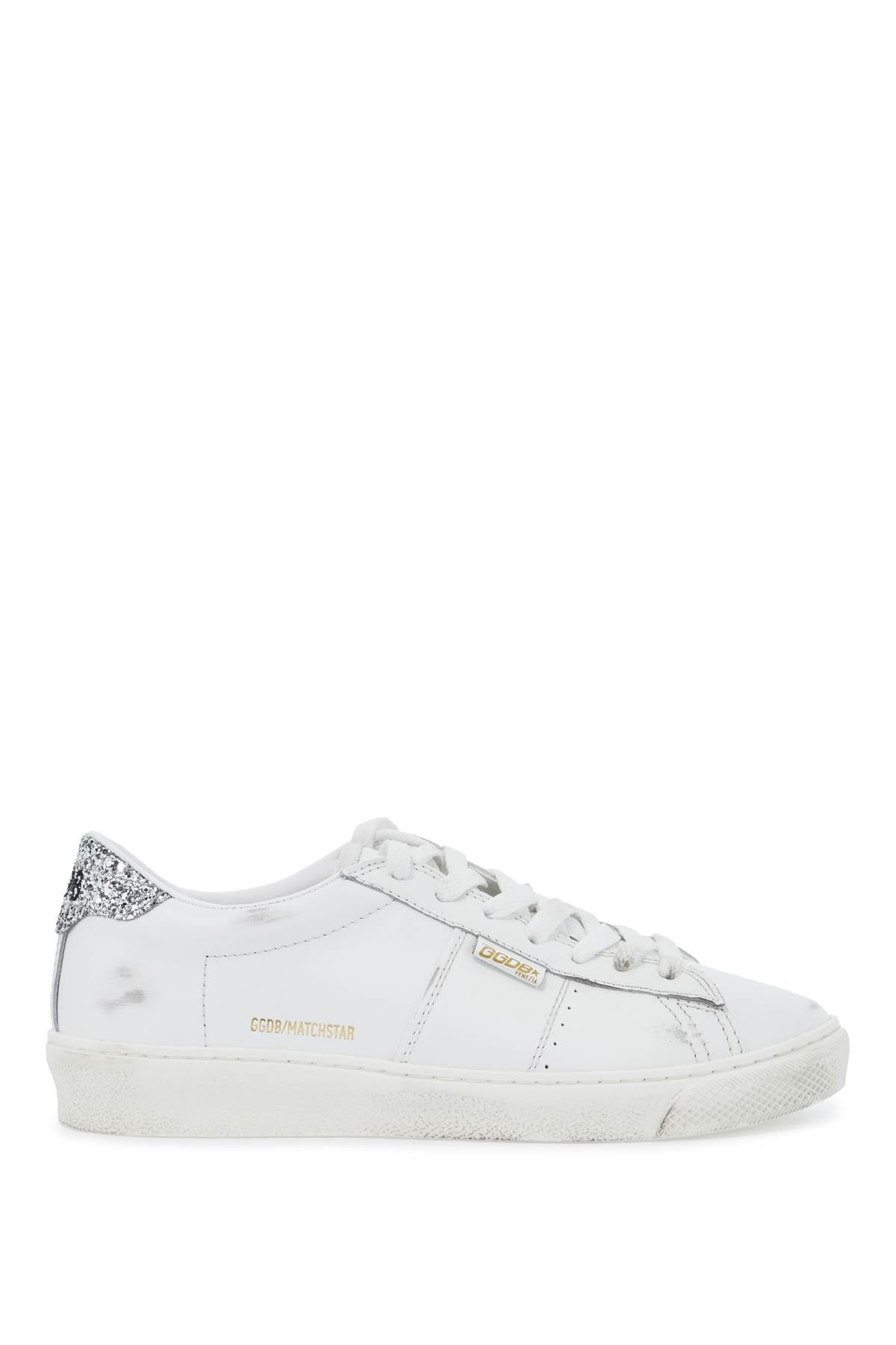 GOLDEN GOOSE smooth leather matchstar sneakers in