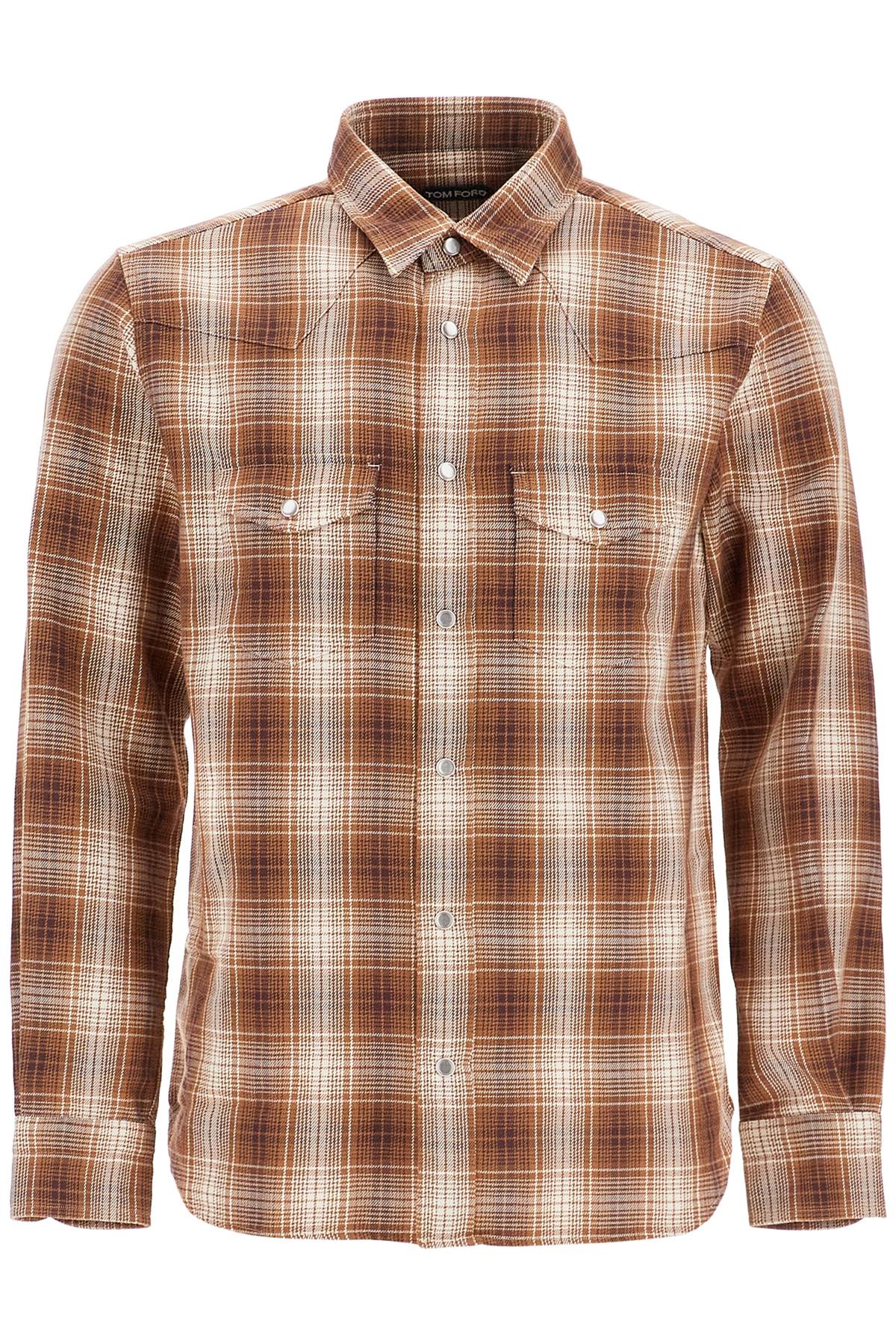 TOM FORD denim western shirt for men