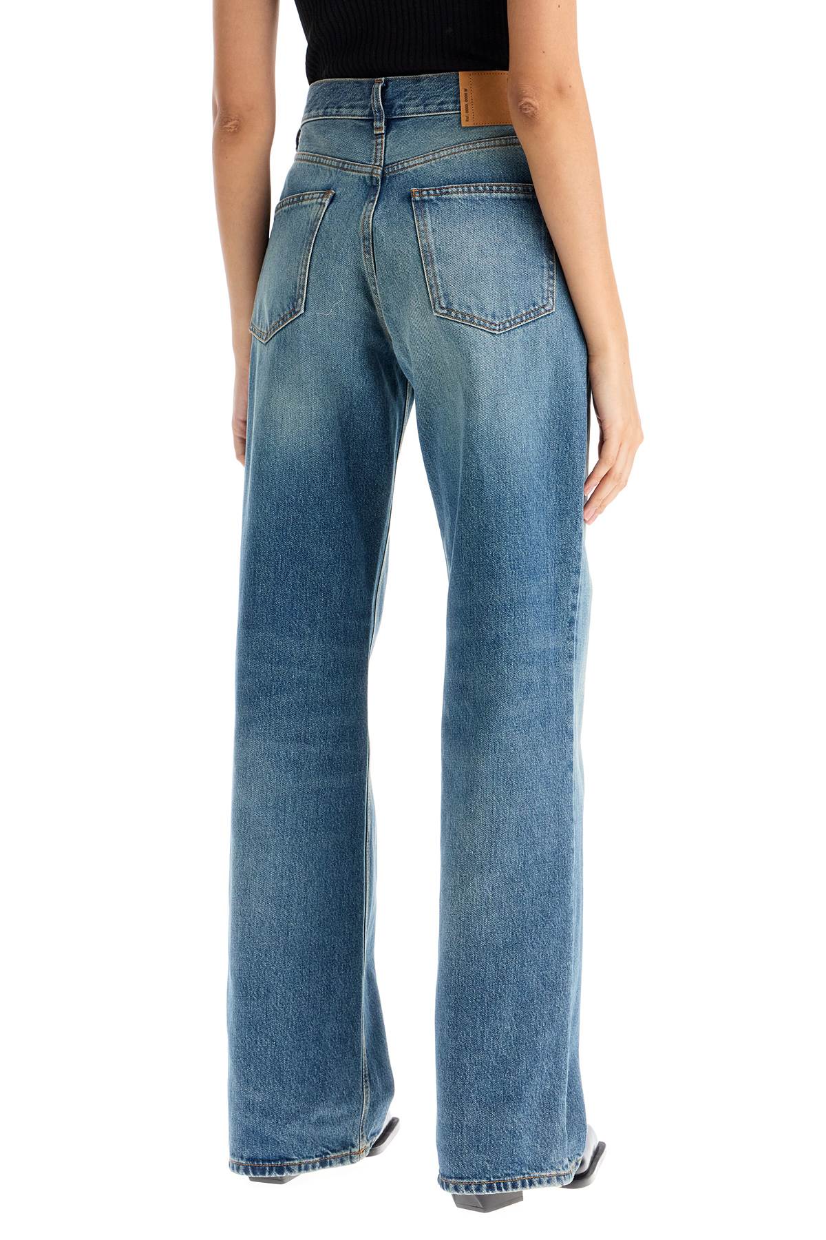 HAIKURE korean straight leg jeans