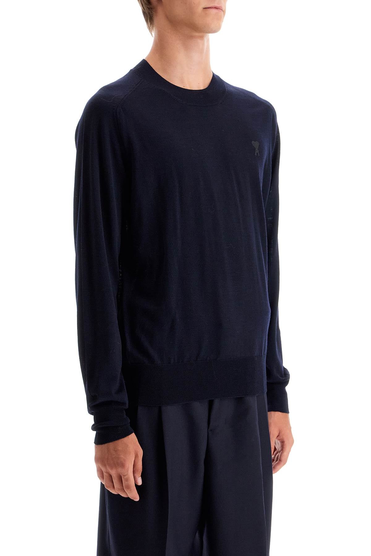 AMI ALEXANDRE MATIUSSI lightweight wool raglan pullover