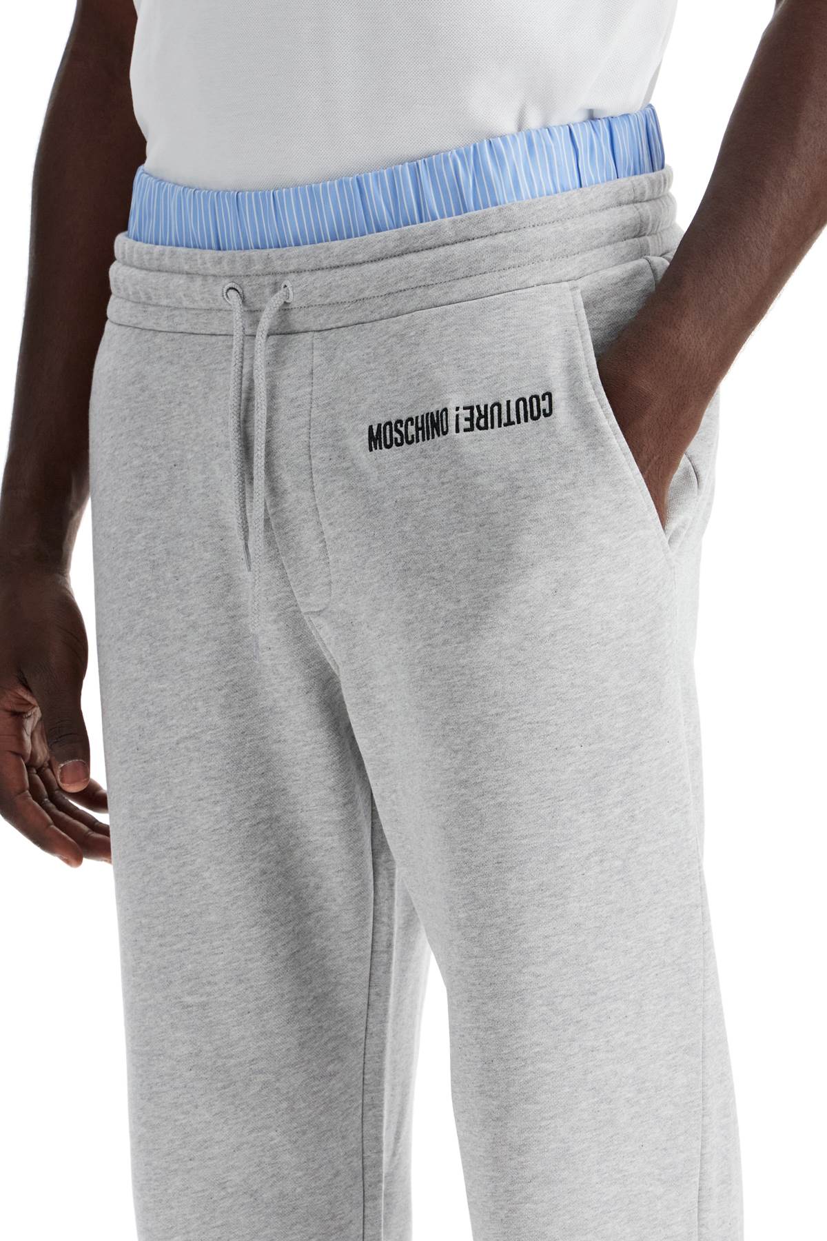 MOSCHINO jogger pants with boxer insert