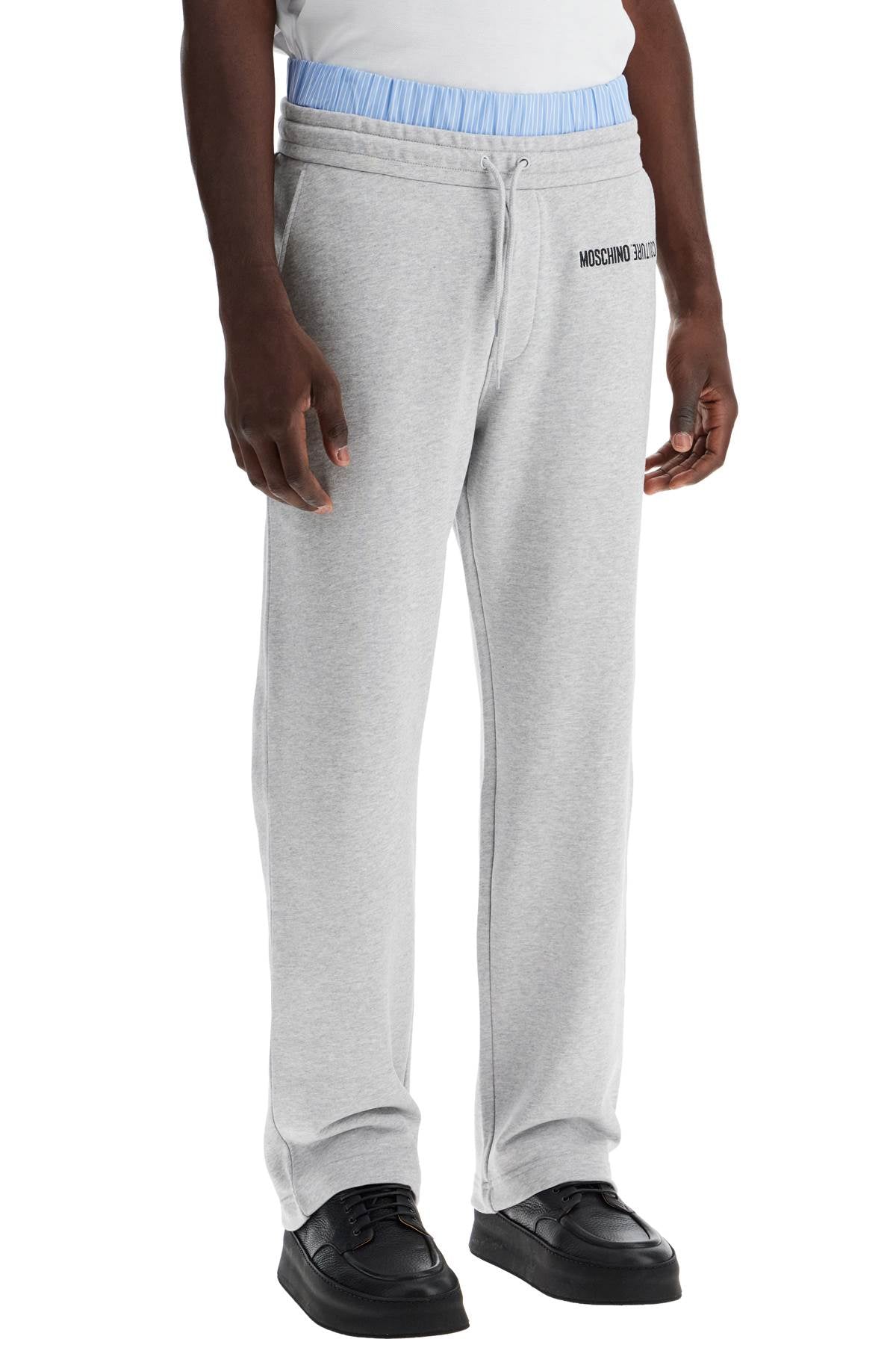 MOSCHINO jogger pants with boxer insert