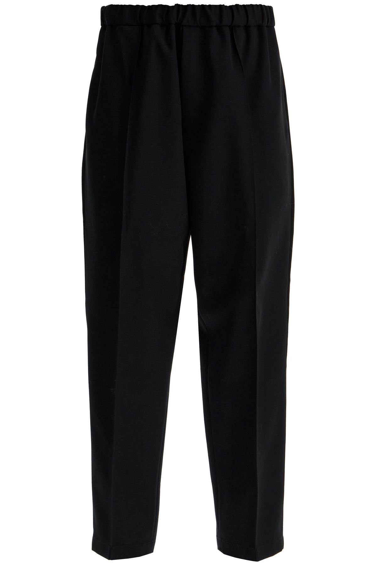 JIL SANDER tapered wool twill trousers