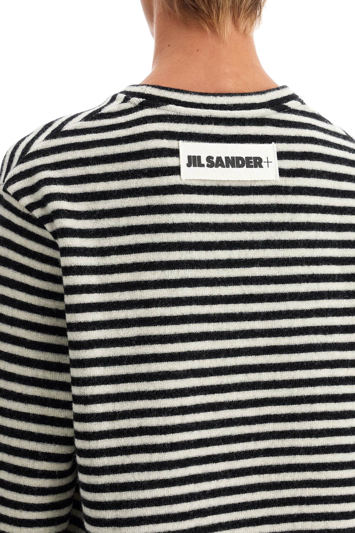 JIL SANDER striped wool sweater