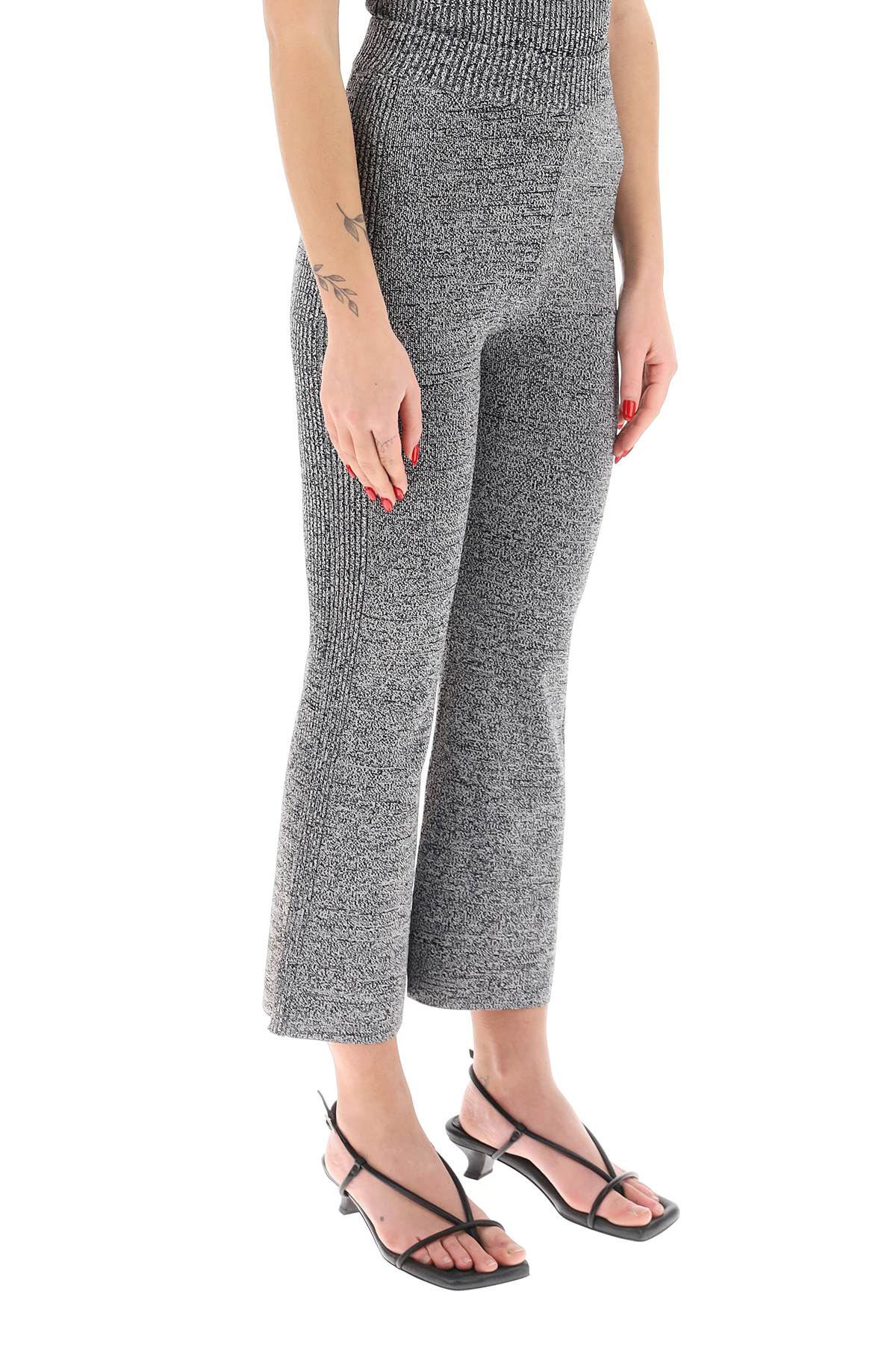 GANNI stretch knit cropped pants