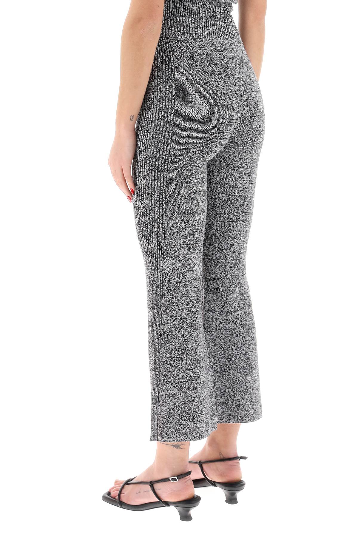 GANNI stretch knit cropped pants