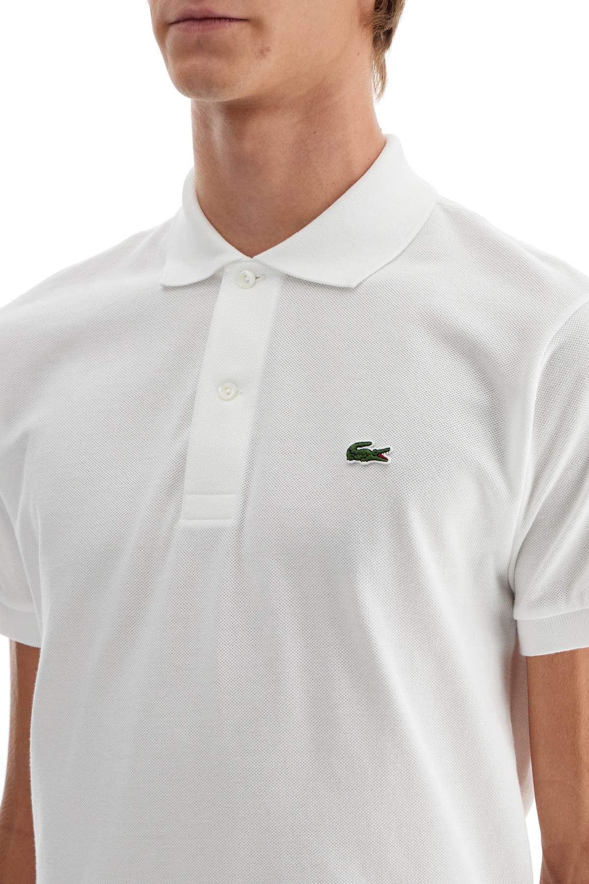 LACOSTE cotton piquet polo