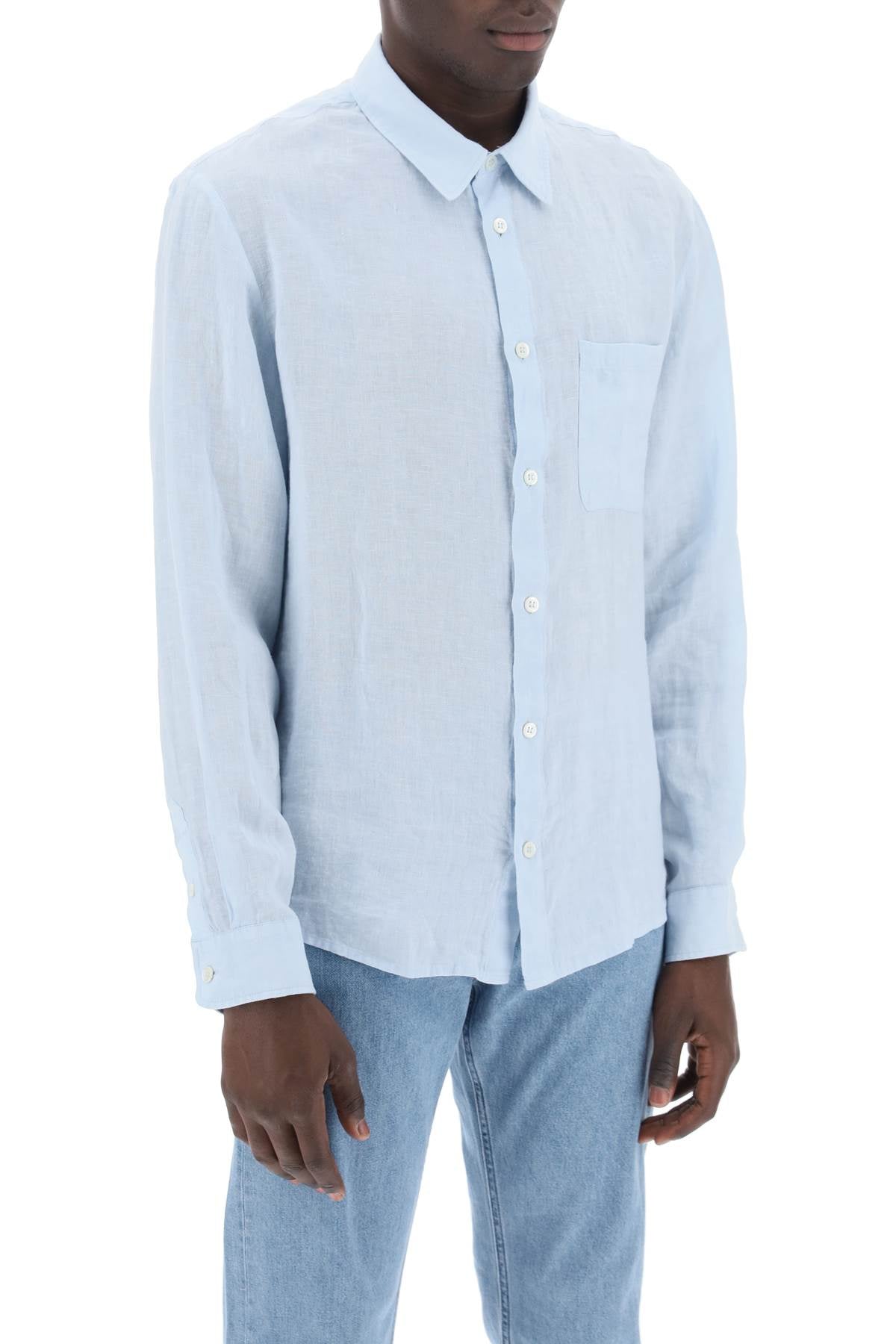 A.P.C. linen cassel shirt for