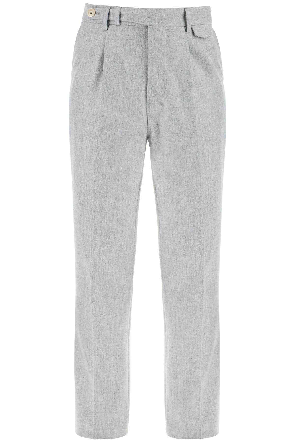 BRUNELLO CUCINELLI "flannel leisure fit pants for