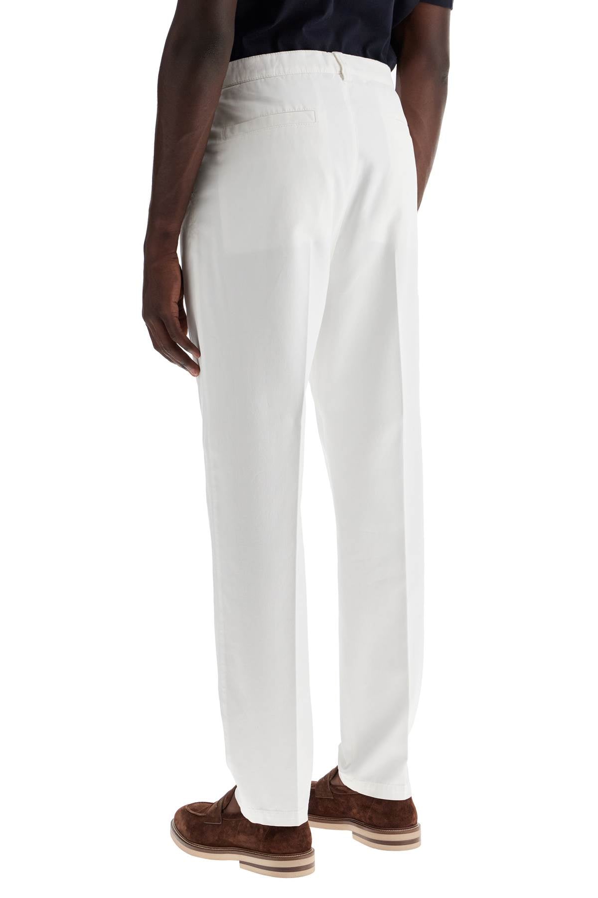 BRUNELLO CUCINELLI twill gabardine trousers with garment