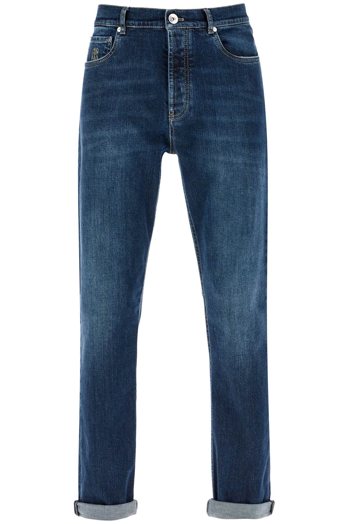 BRUNELLO CUCINELLI "stretch denim iconic fit jeans for a