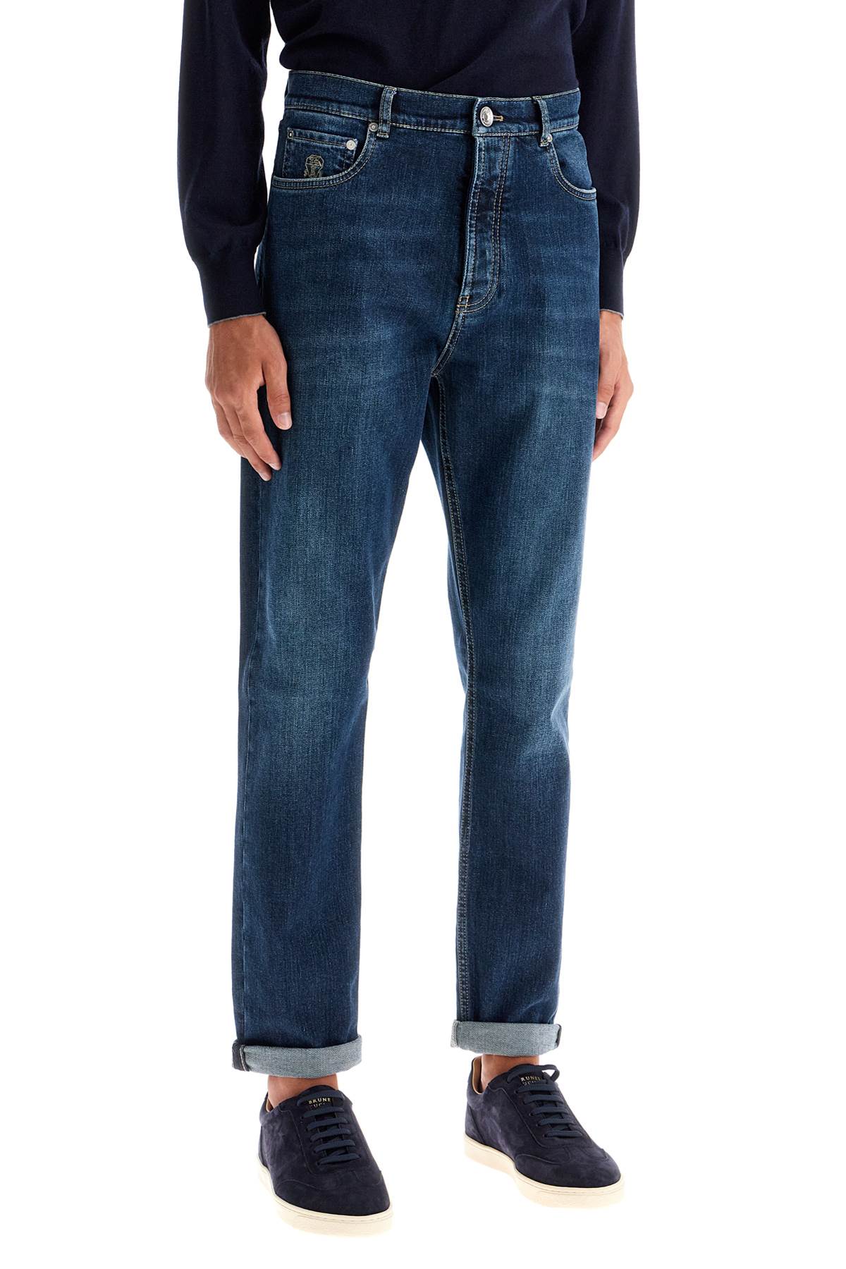 BRUNELLO CUCINELLI "stretch denim iconic fit jeans for a