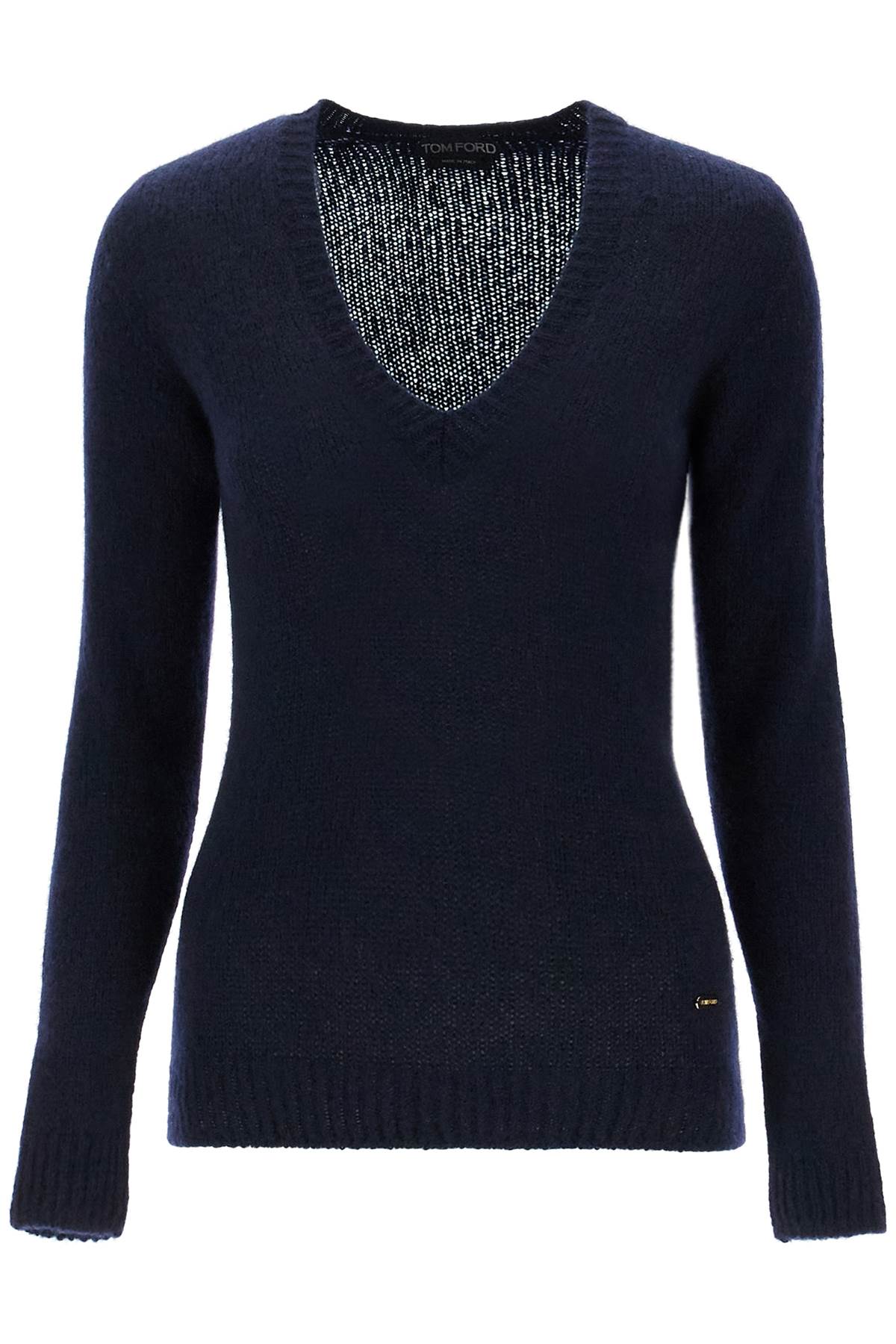 TOM FORD regular fit v-neck pullover sweater.