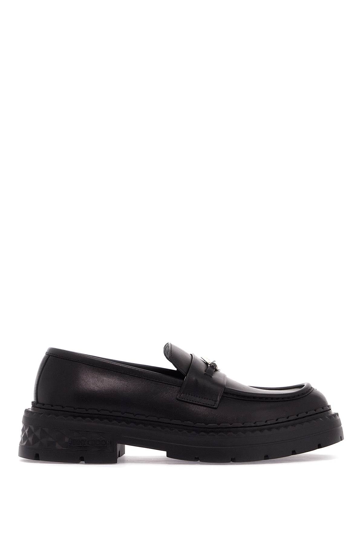 JIMMY CHOO leather marlow loafers