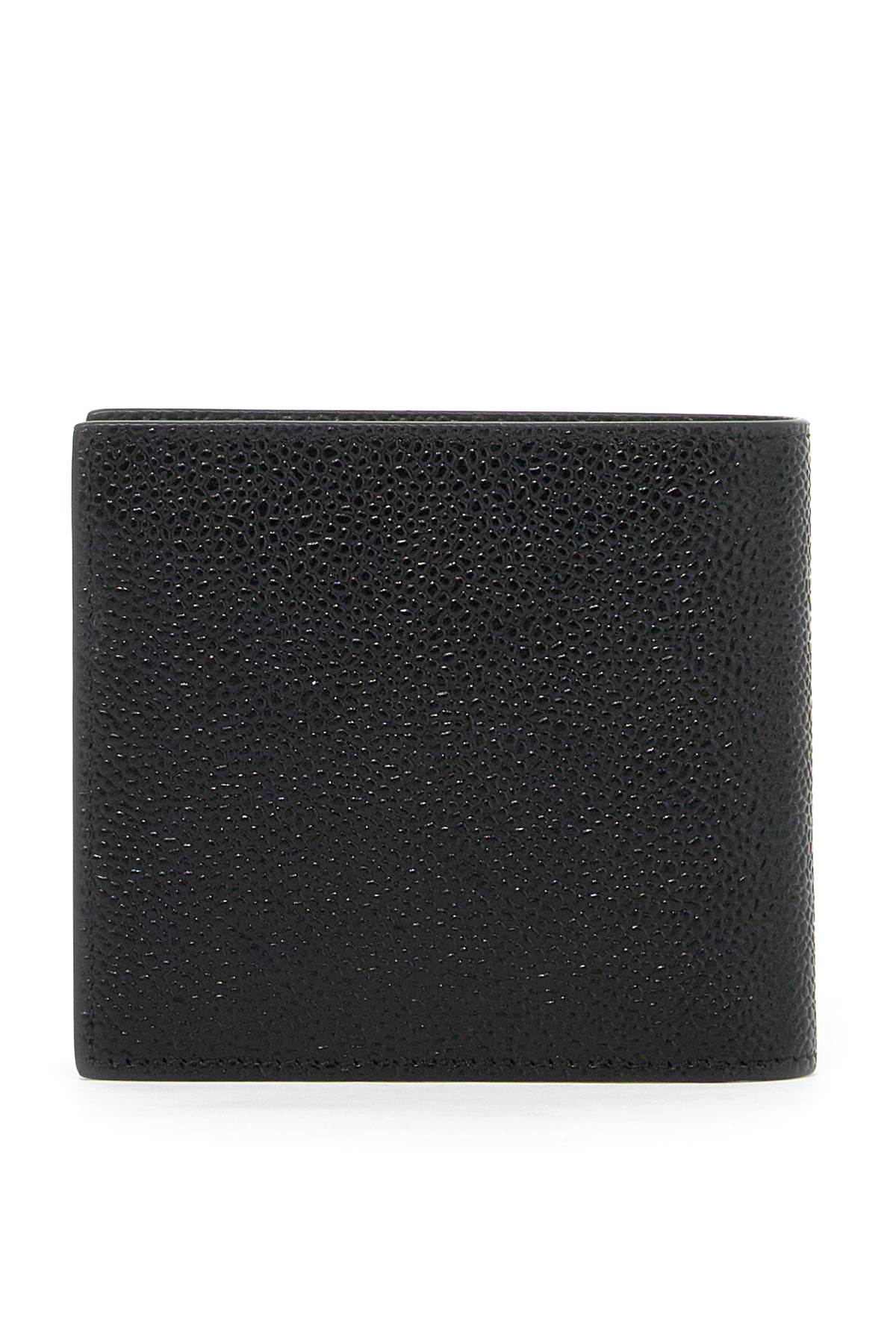 THOM BROWNE pebble grain leather bi-fold wallet