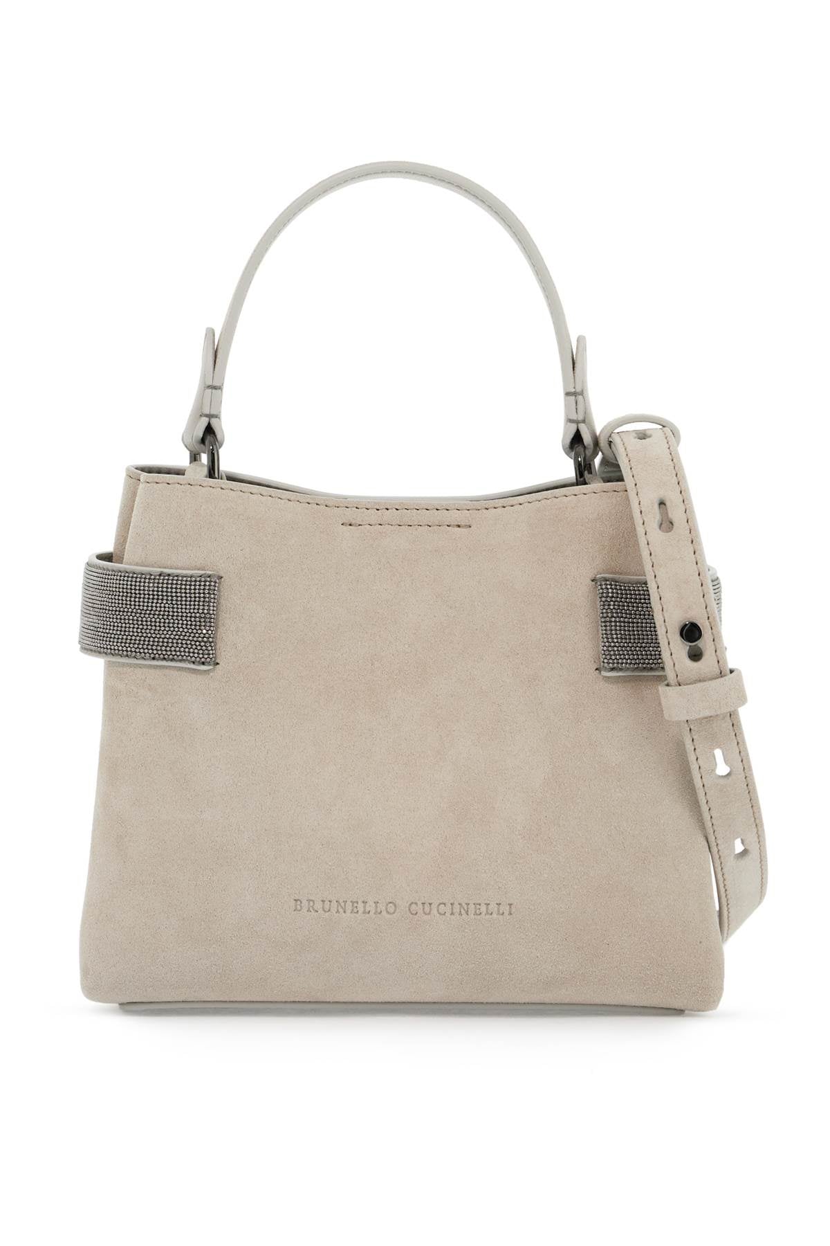 BRUNELLO CUCINELLI handbag with precious bands