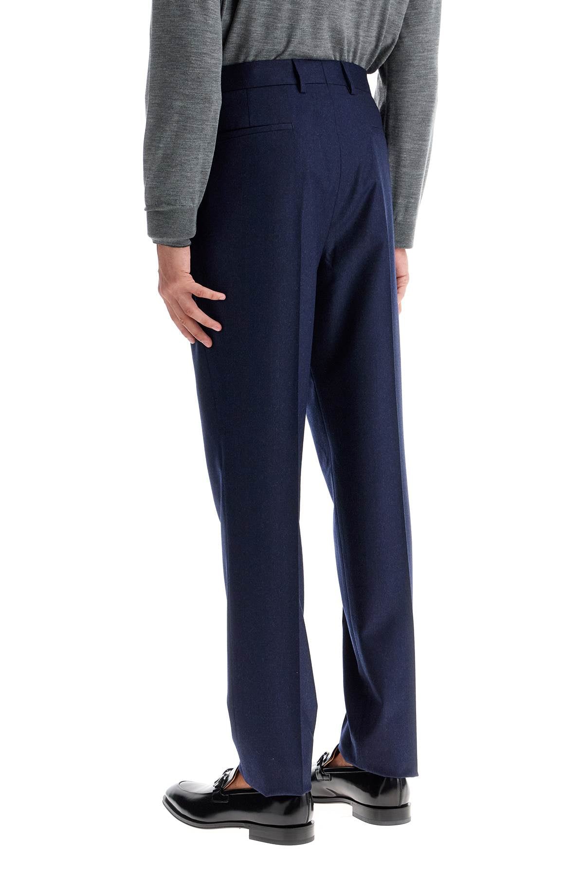 BRUNELLO CUCINELLI "flannel leisure fit pants for