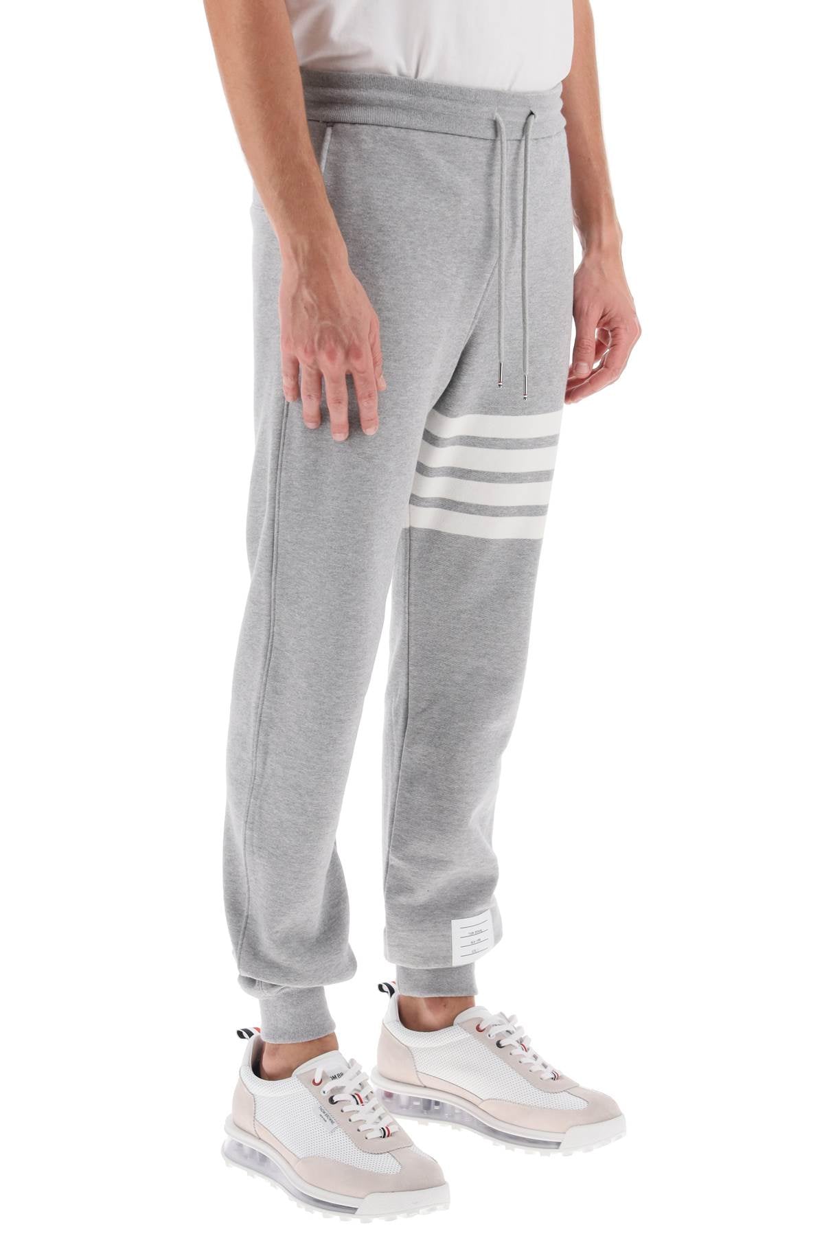 THOM BROWNE 4-bar joggers