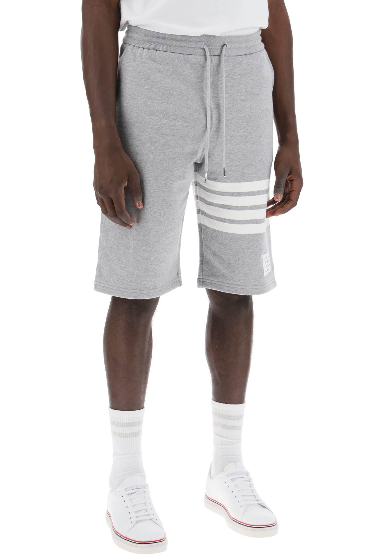 THOM BROWNE 4-bar sweat shorts