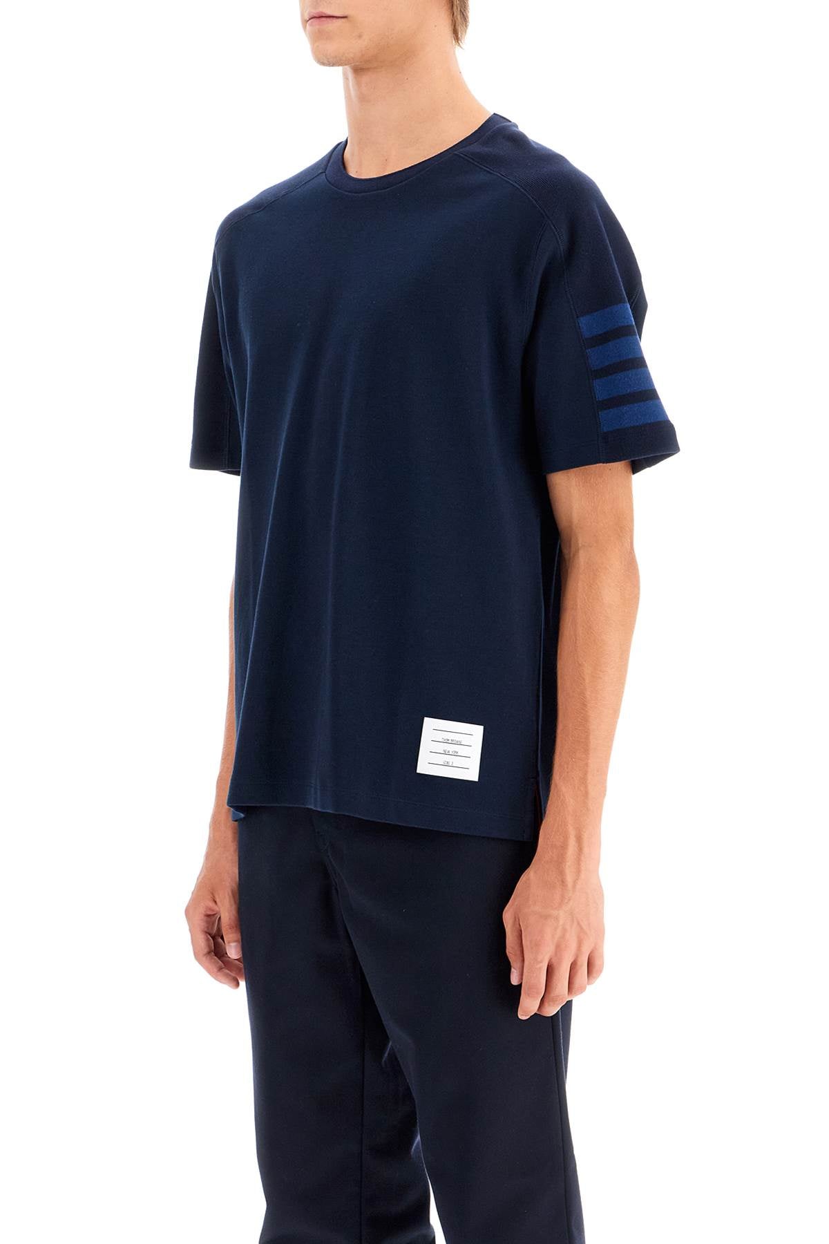 THOM BROWNE round neck 4-st