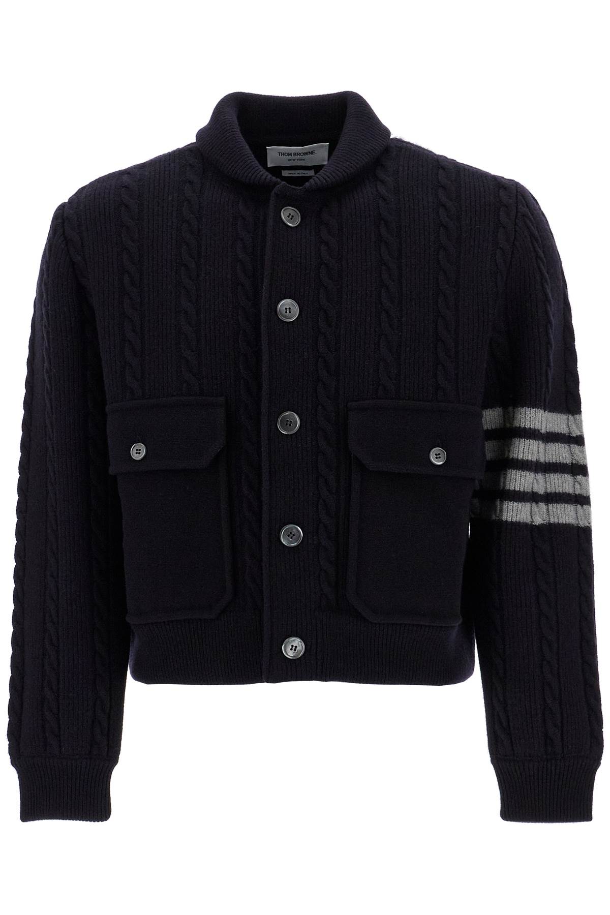 THOM BROWNE wool 4-bar b