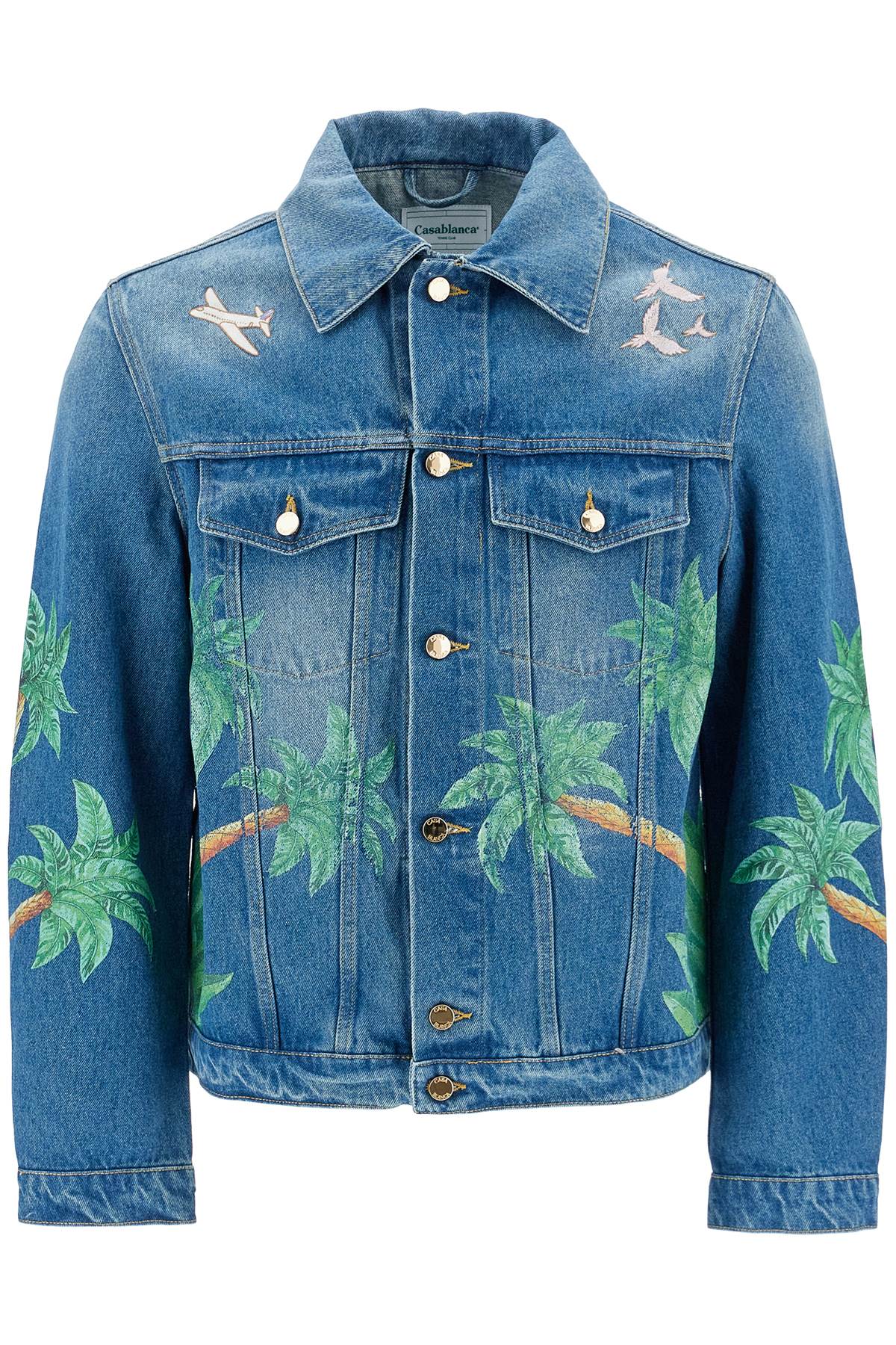 CASABLANCA denim tennis club jacket