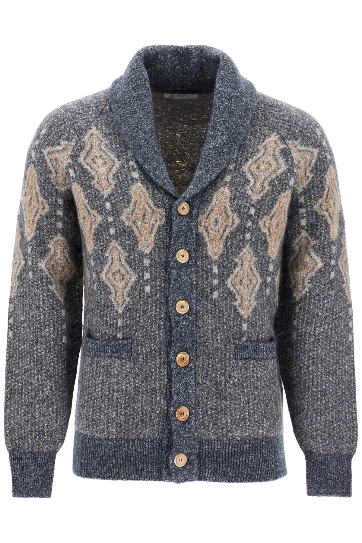 BRUNELLO CUCINELLI geometric jacquard pattern