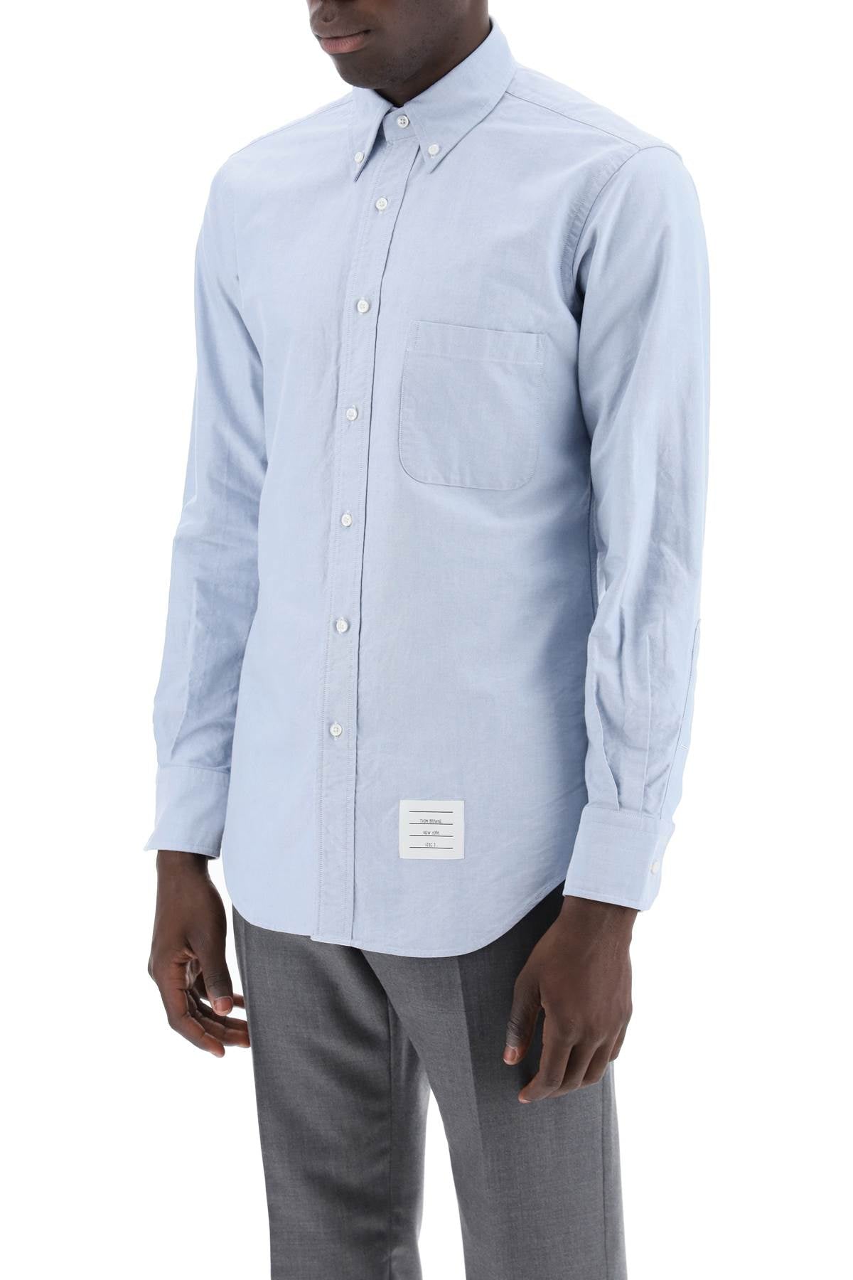 THOM BROWNE oxford cotton button-down shirt